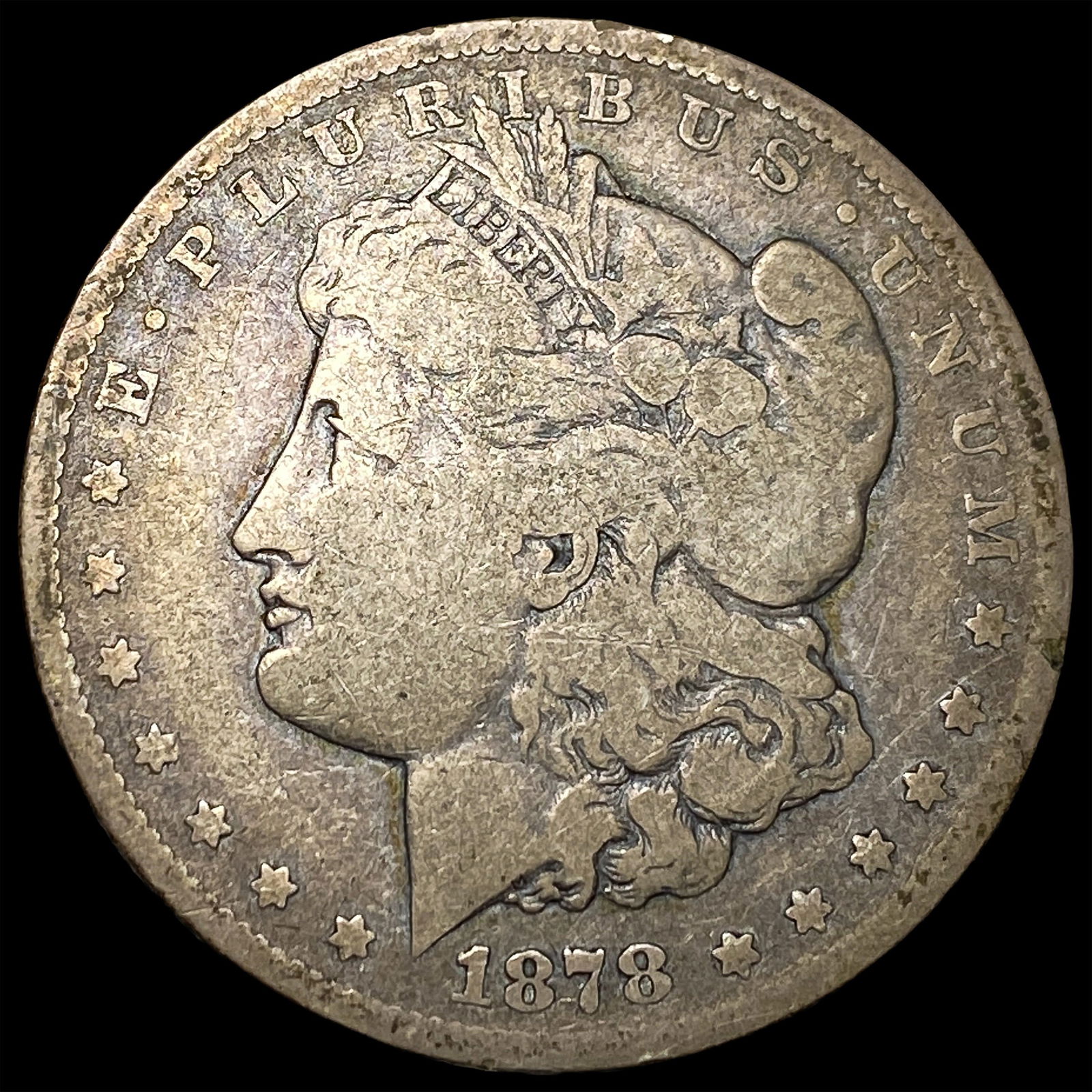 1878-CC Silver Morgan Dollar NICELY CIRCULATED: 1878-CC Silver Morgan Dollar NICELY CIRCULATED