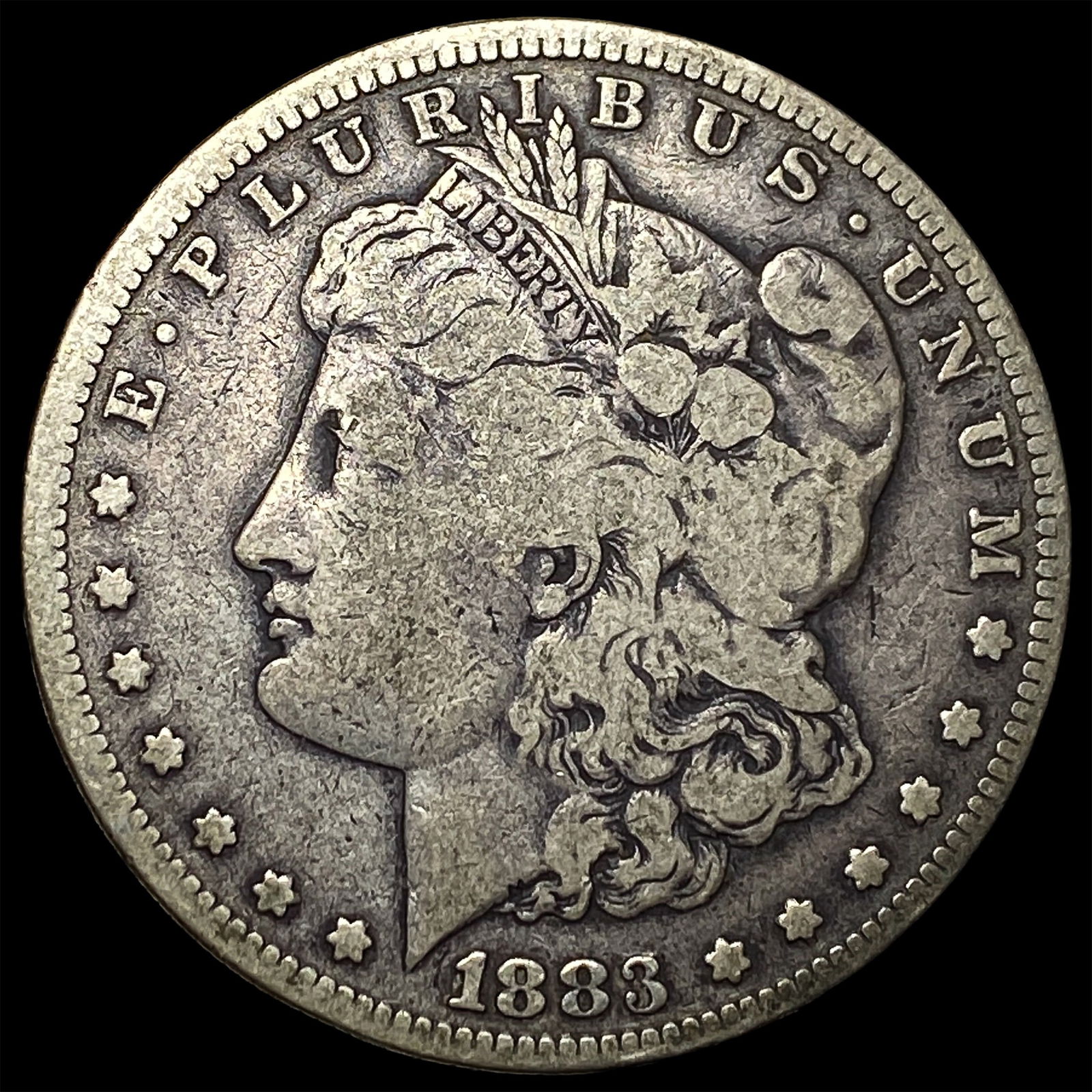 1883-S Silver Morgan Dollar LIGHTLY CIRCULATED: 1883-S Silver Morgan Dollar LIGHTLY CIRCULATED