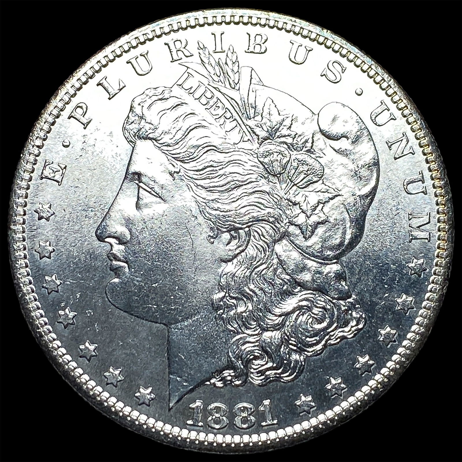 1881 Morgan Silver Dollar GEM BU: 1881 Morgan Silver Dollar GEM BU