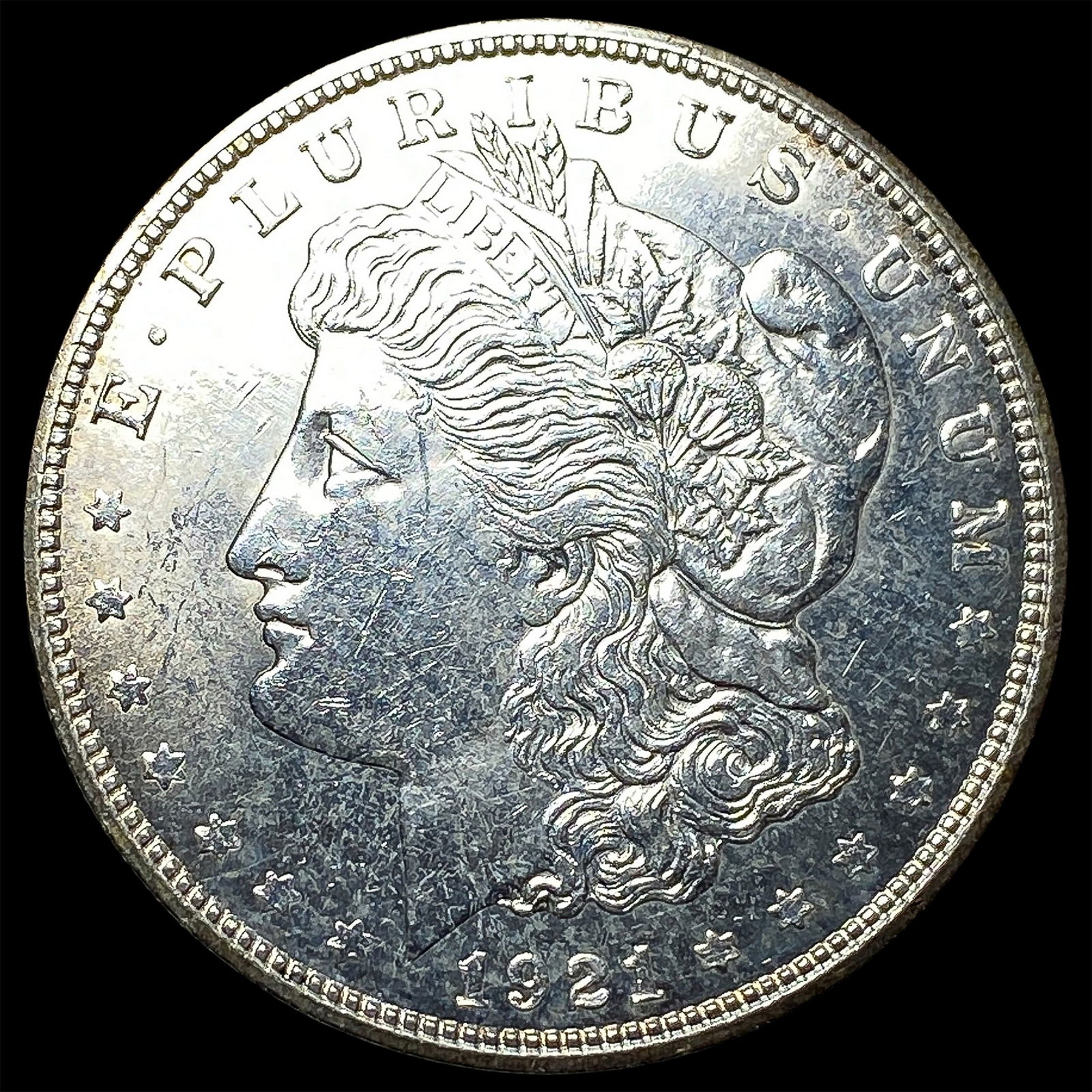1921 Morgan Silver Dollar CLOSELY UNCIRCULATED: 1921 Morgan Silver Dollar CLOSELY UNCIRCULATED