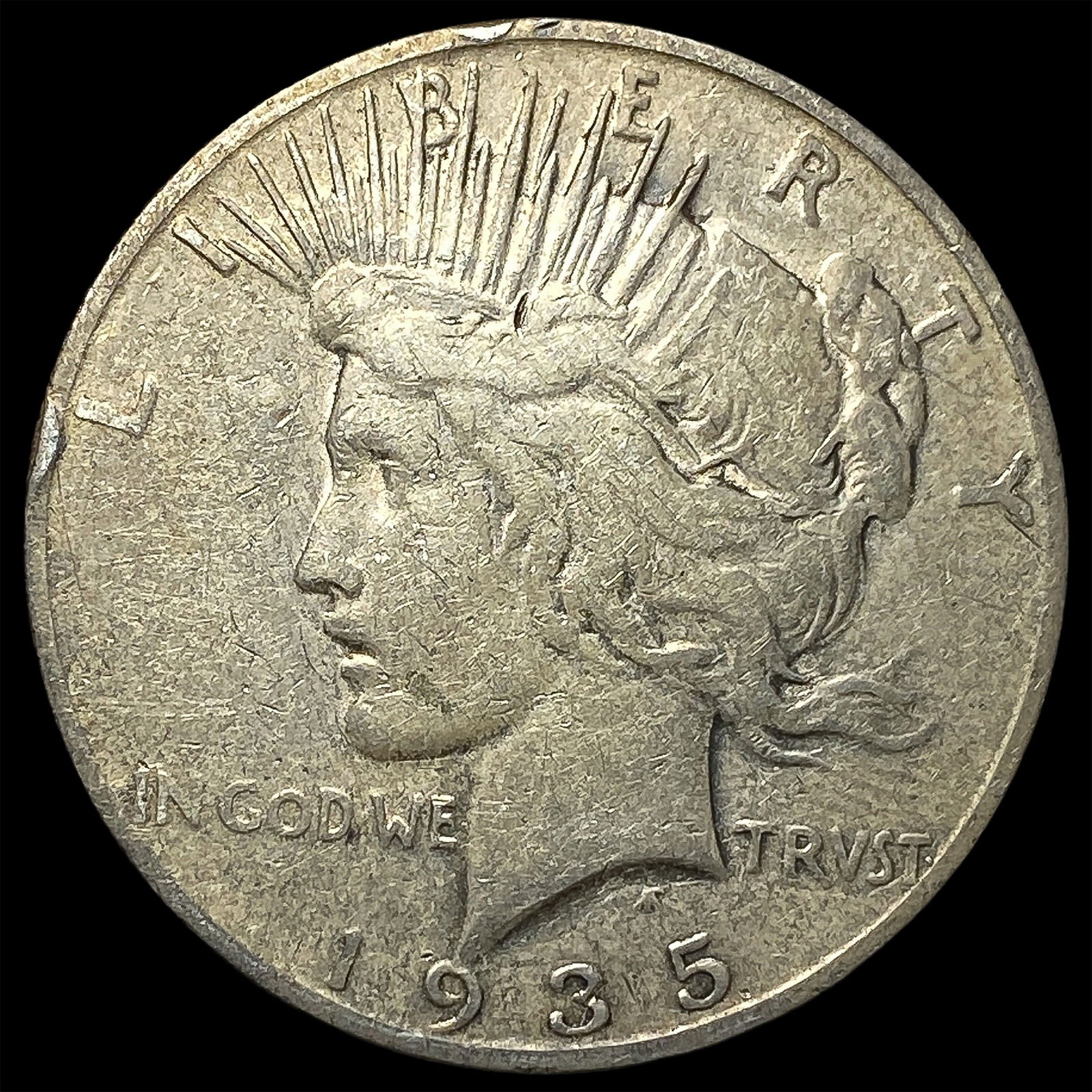 1935 Silver Peace Dollar LIGHTLY CIRCULATED: 1935 Silver Peace Dollar LIGHTLY CIRCULATED