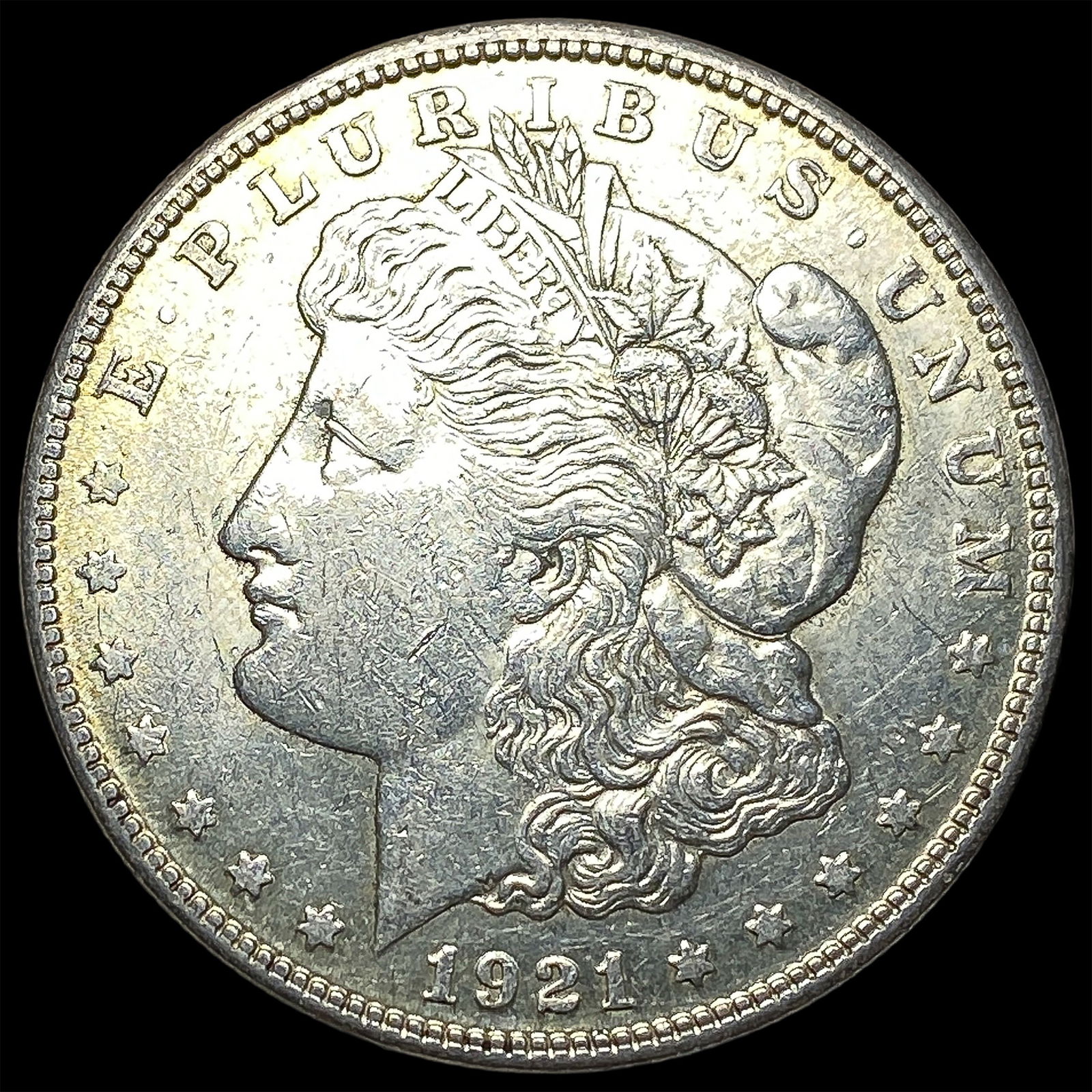 1921 Silver Morgan Dollar CLOSELY UNCIRCULATED: 1921 Silver Morgan Dollar CLOSELY UNCIRCULATED