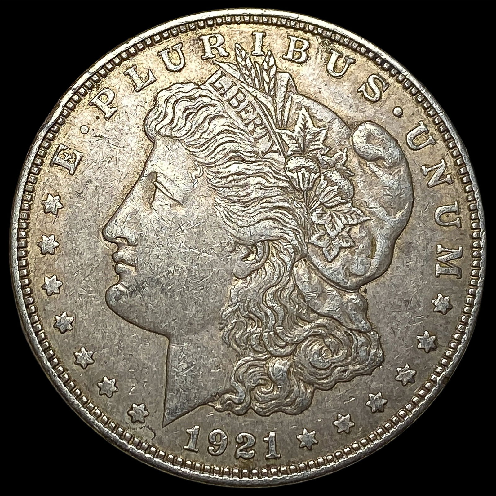 1921 Silver Morgan Dollar NEARLY UNCIRCULATED (1 of 2)