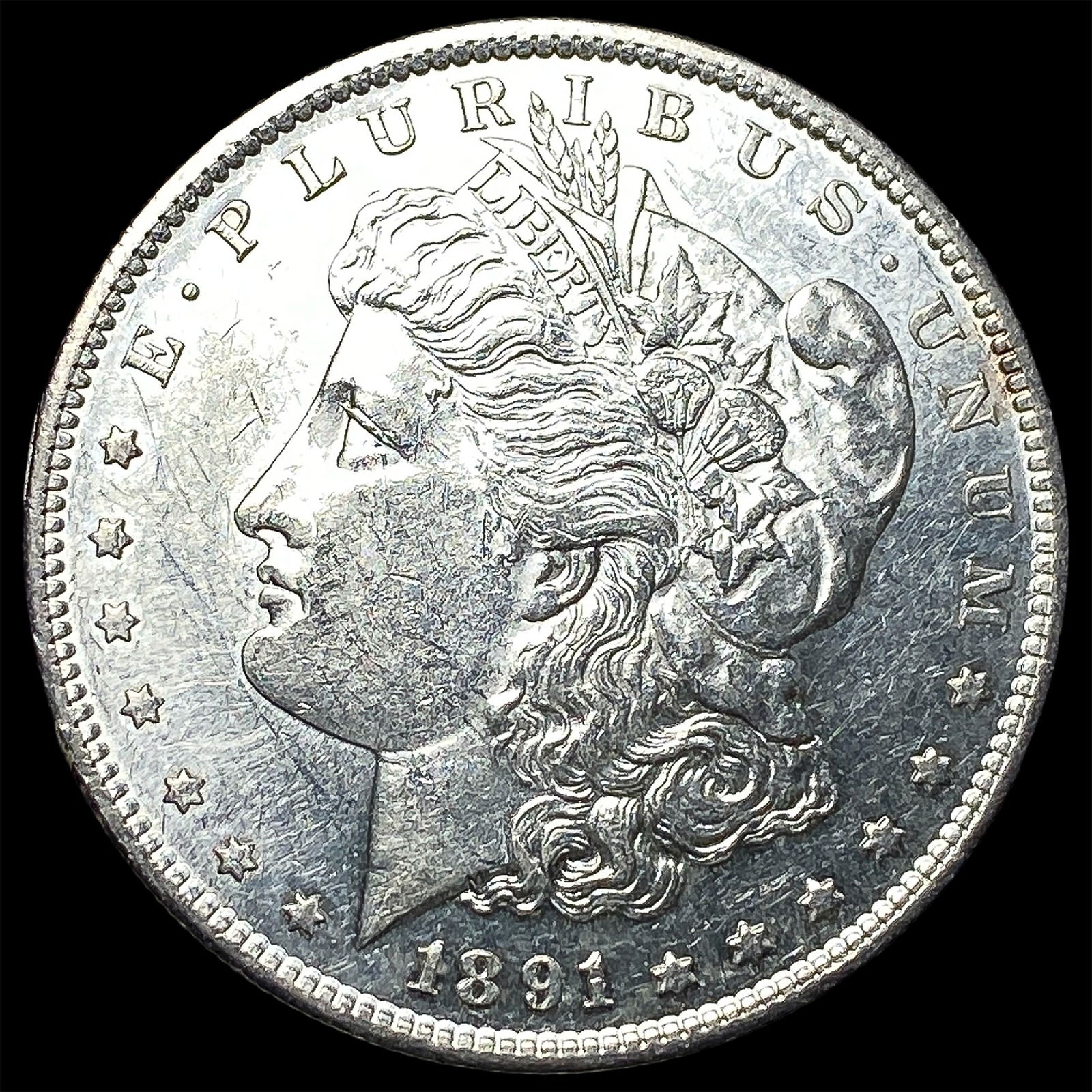 1891-S Silver Morgan Dollar UNCIRCULATED: 1891-S Silver Morgan Dollar UNCIRCULATED