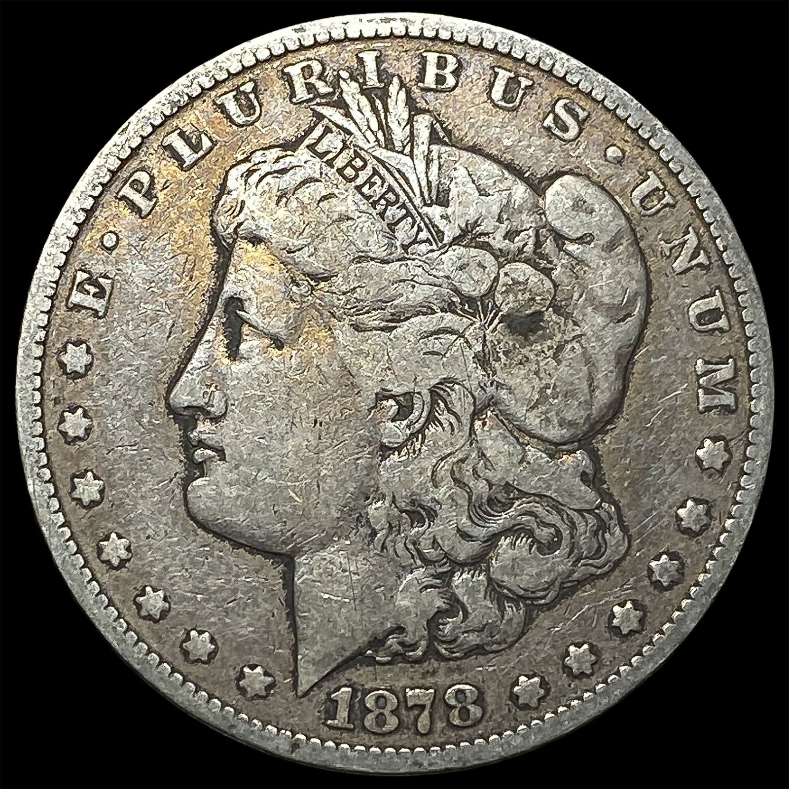 1878-S Silver Morgan Dollar LIGHTLY CIRCULATED: 1878-S Silver Morgan Dollar LIGHTLY CIRCULATED