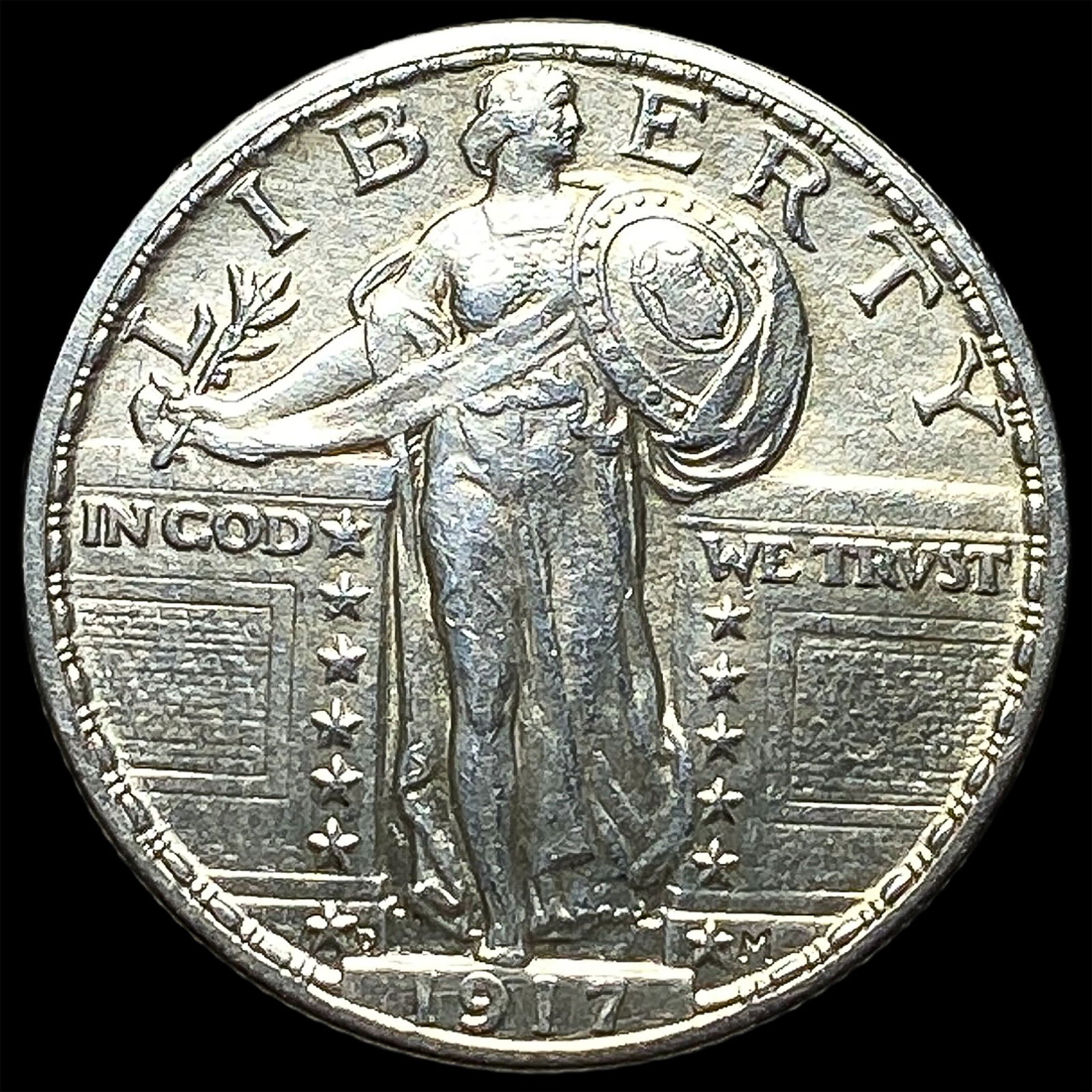 1917 Type 1 Standing Liberty Quarter UNCIRCULATED: 1917 Type 1 Standing Liberty Quarter UNCIRCULATED