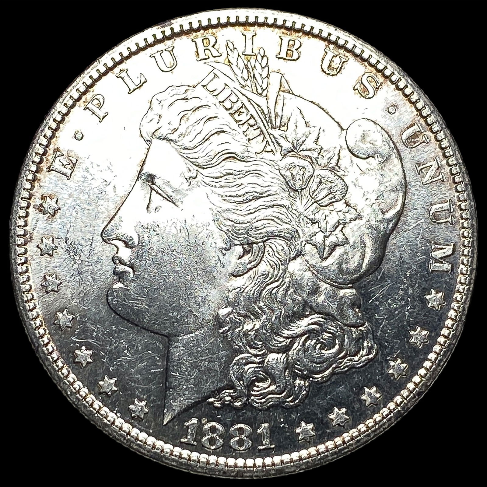 1881-S Silver Morgan Dollar CHOICE BU: 1881-S Silver Morgan Dollar CHOICE BU
