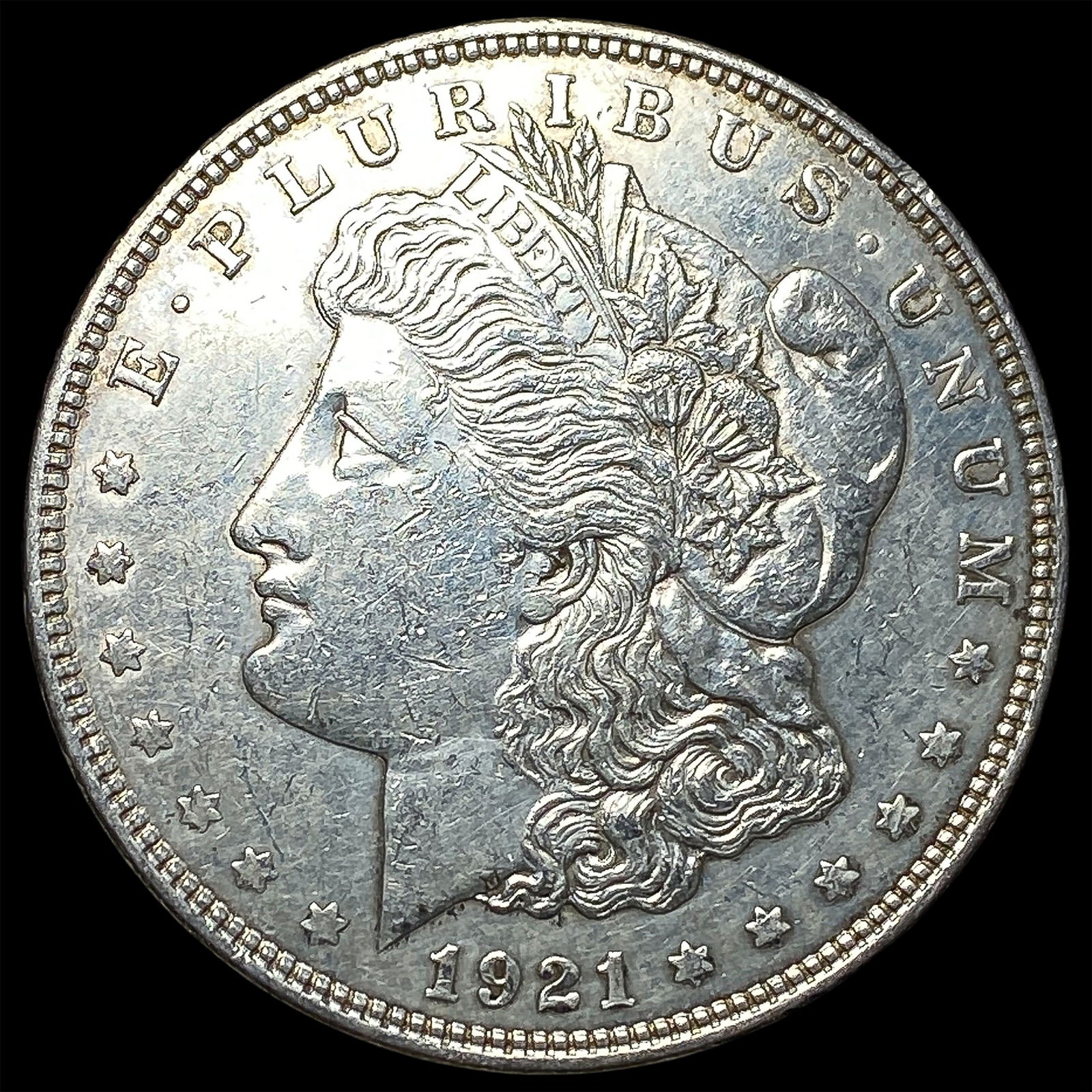 1921 Silver Morgan Dollar CLOSELY UNCIRCULATED: 1921 Silver Morgan Dollar CLOSELY UNCIRCULATED