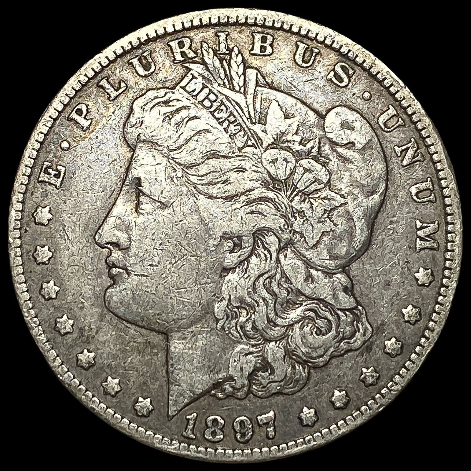 1897-O Silver Morgan Dollar NEARLY UNCIRCULATED: 1897-O Silver Morgan Dollar NEARLY UNCIRCULATED