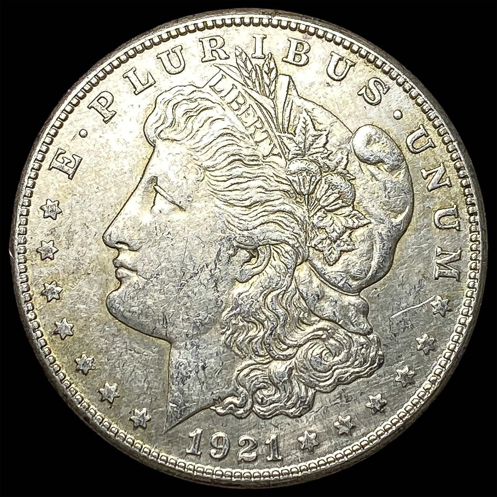 1921-S Silver Morgan Dollar NEARLY UNCIRCULATED: 1921-S Silver Morgan Dollar NEARLY UNCIRCULATED