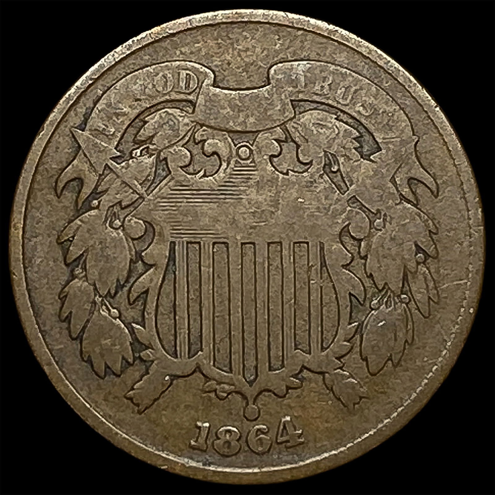 1864 Two-Cent Piece NICELY CIRCULATED (1 of 2)