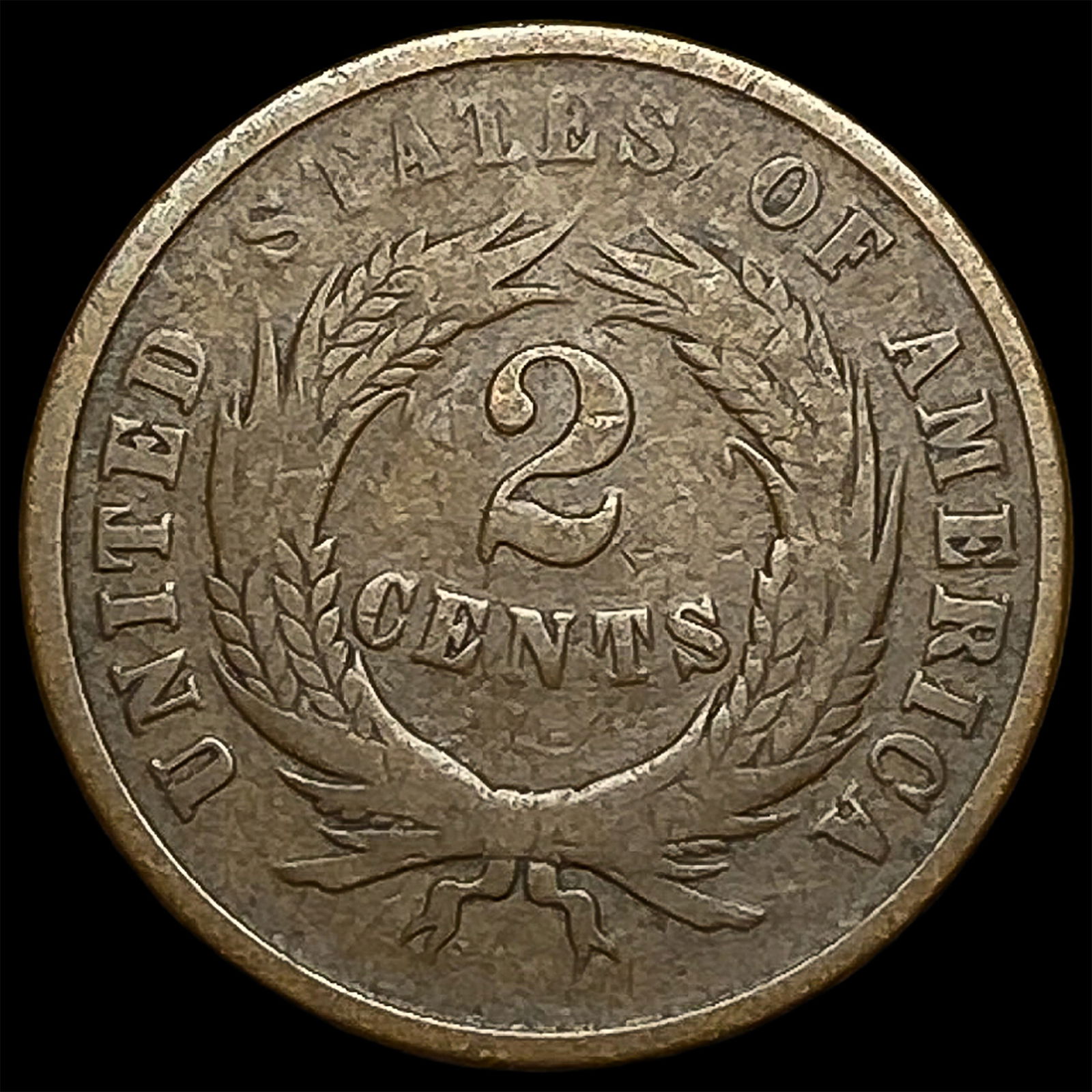 1864 Two-Cent Piece NICELY CIRCULATED - 2