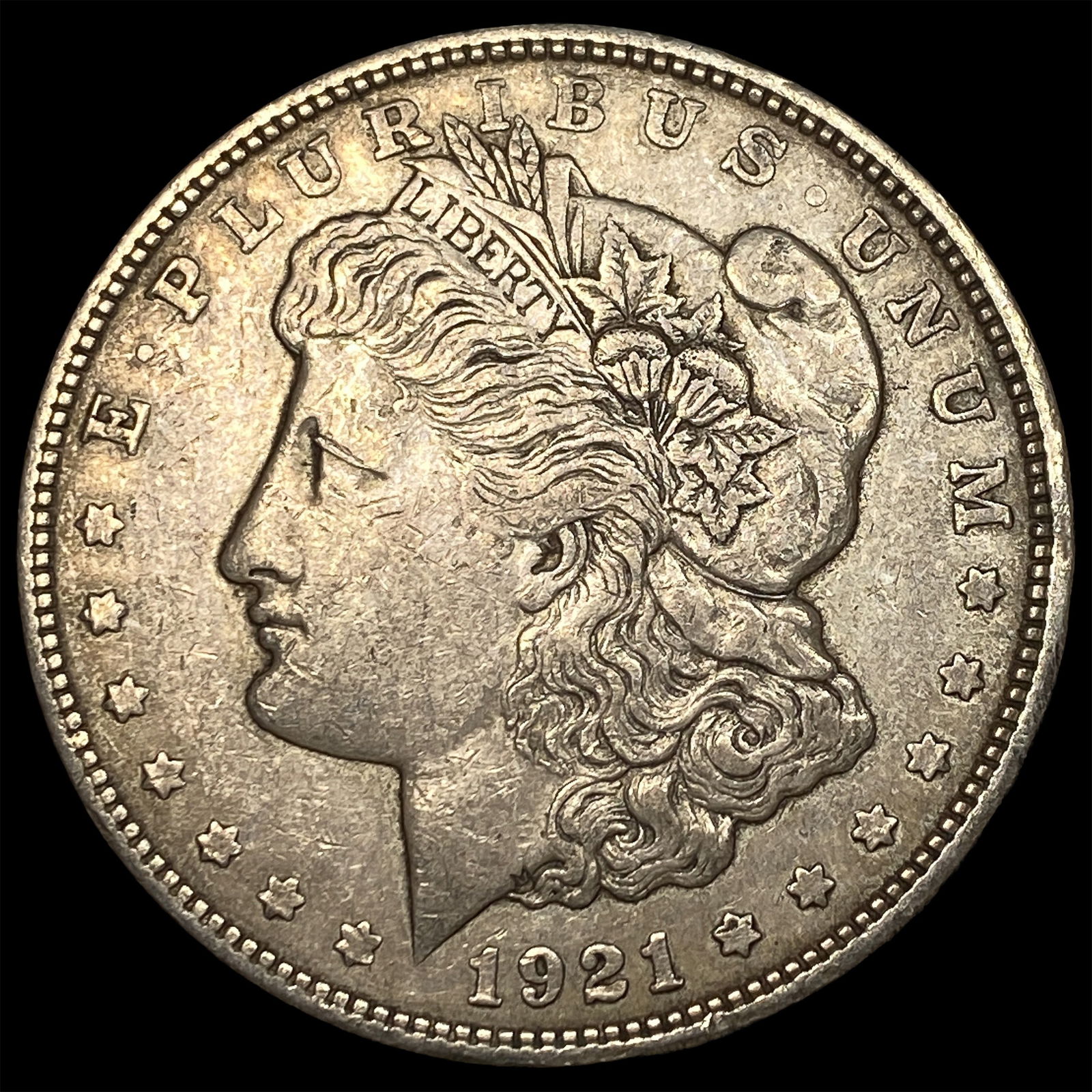 1921 Silver Morgan Dollar NEARLY UNCIRCULATED: 1921 Silver Morgan Dollar NEARLY UNCIRCULATED