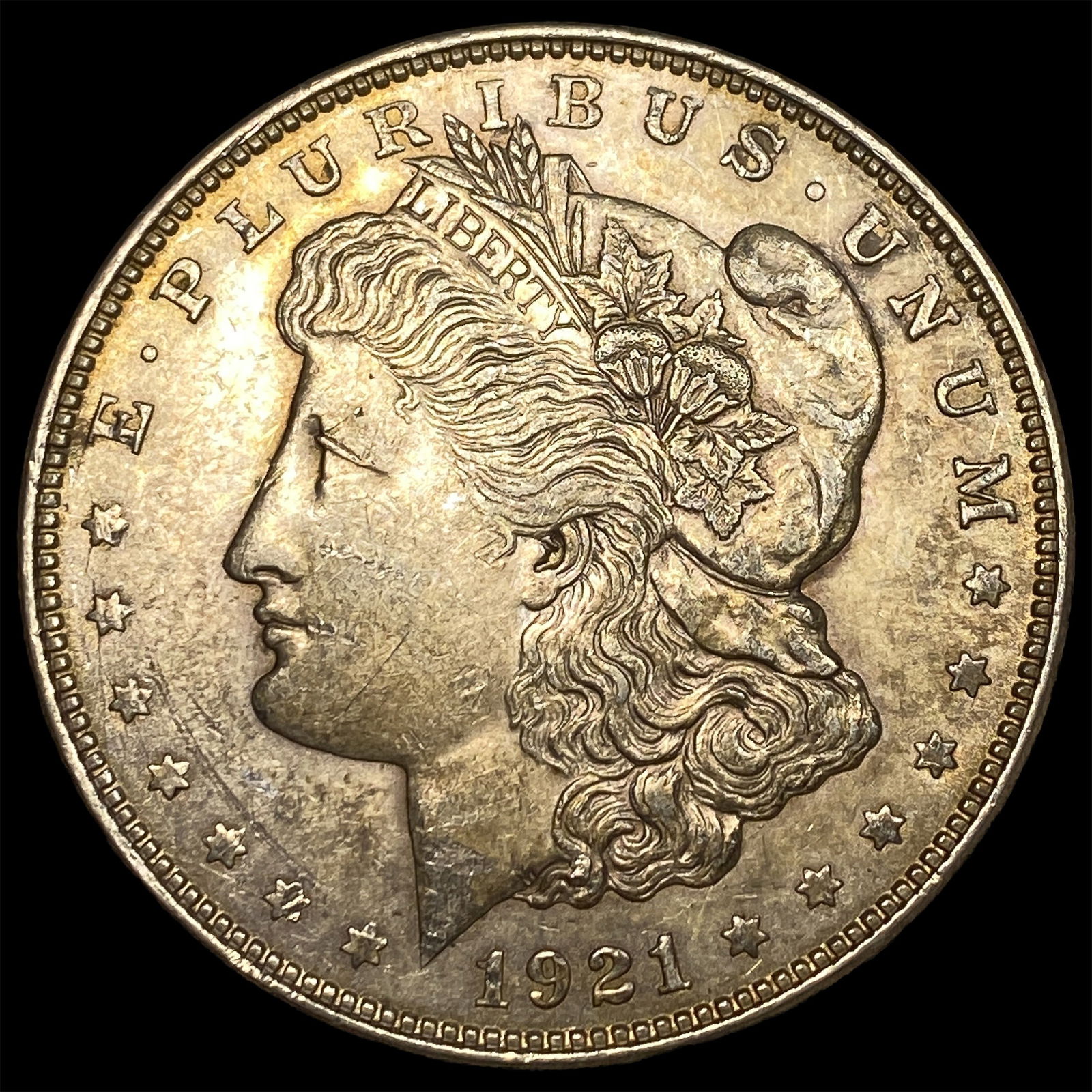 1921 Silver Morgan Dollar CLOSELY UNCIRCULATED: 1921 Silver Morgan Dollar CLOSELY UNCIRCULATED