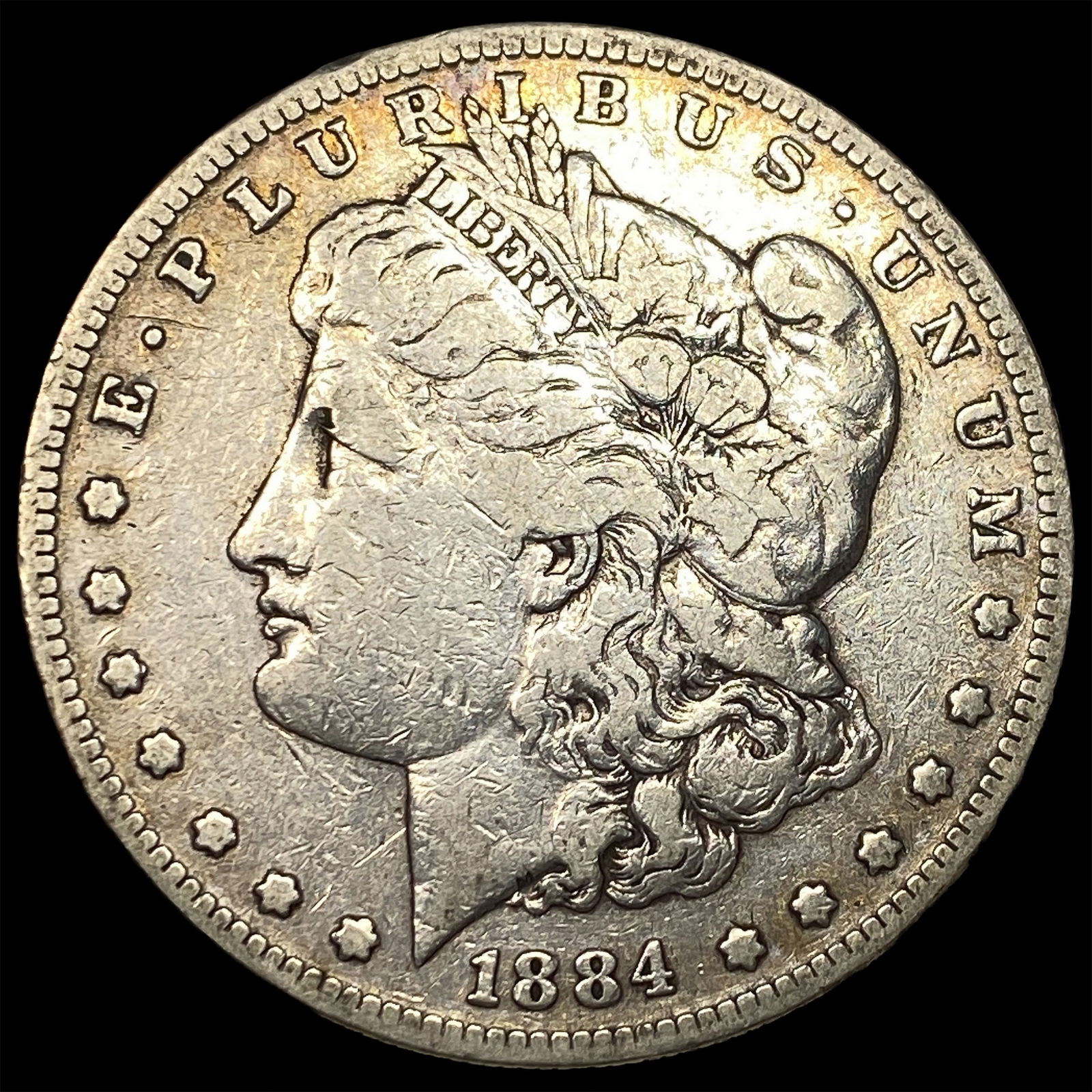 1884-S Silver Morgan Dollar LIGHTLY CIRCULATED: 1884-S Silver Morgan Dollar LIGHTLY CIRCULATED