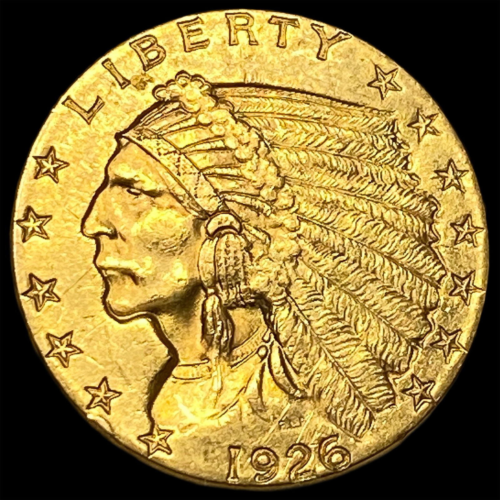 1926 Indian Head Gold $2.50 Quarter Eagle UNCIRCULATED (1 of 2)