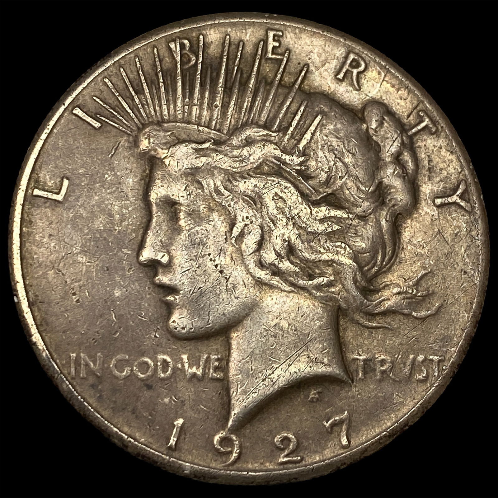 1927-S Silver Peace Dollar LIGHTLY CIRCULATED: 1927-S Silver Peace Dollar LIGHTLY CIRCULATED