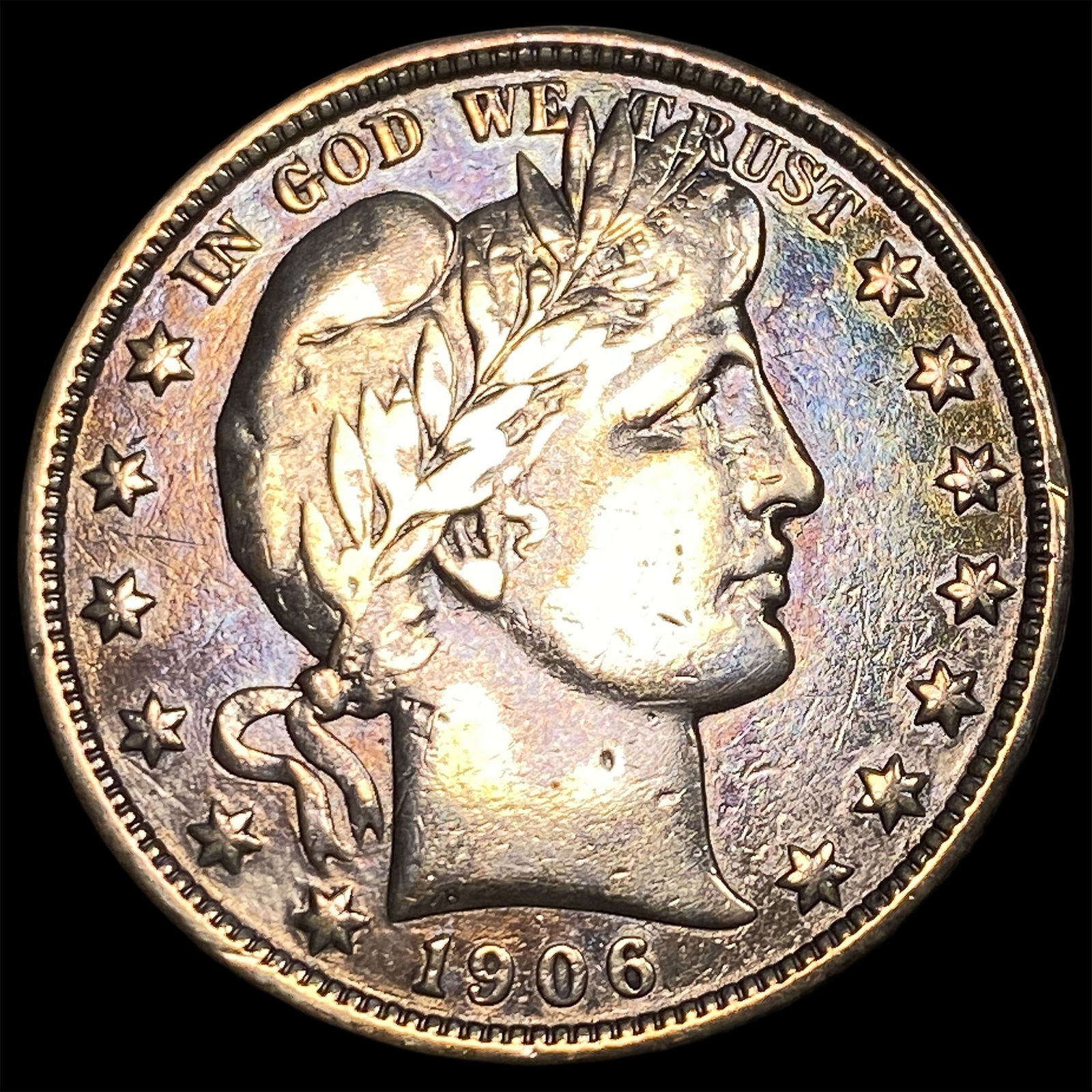 1906 Barber Half Dollar LIGHTLY CIRCULATED (1 of 2)