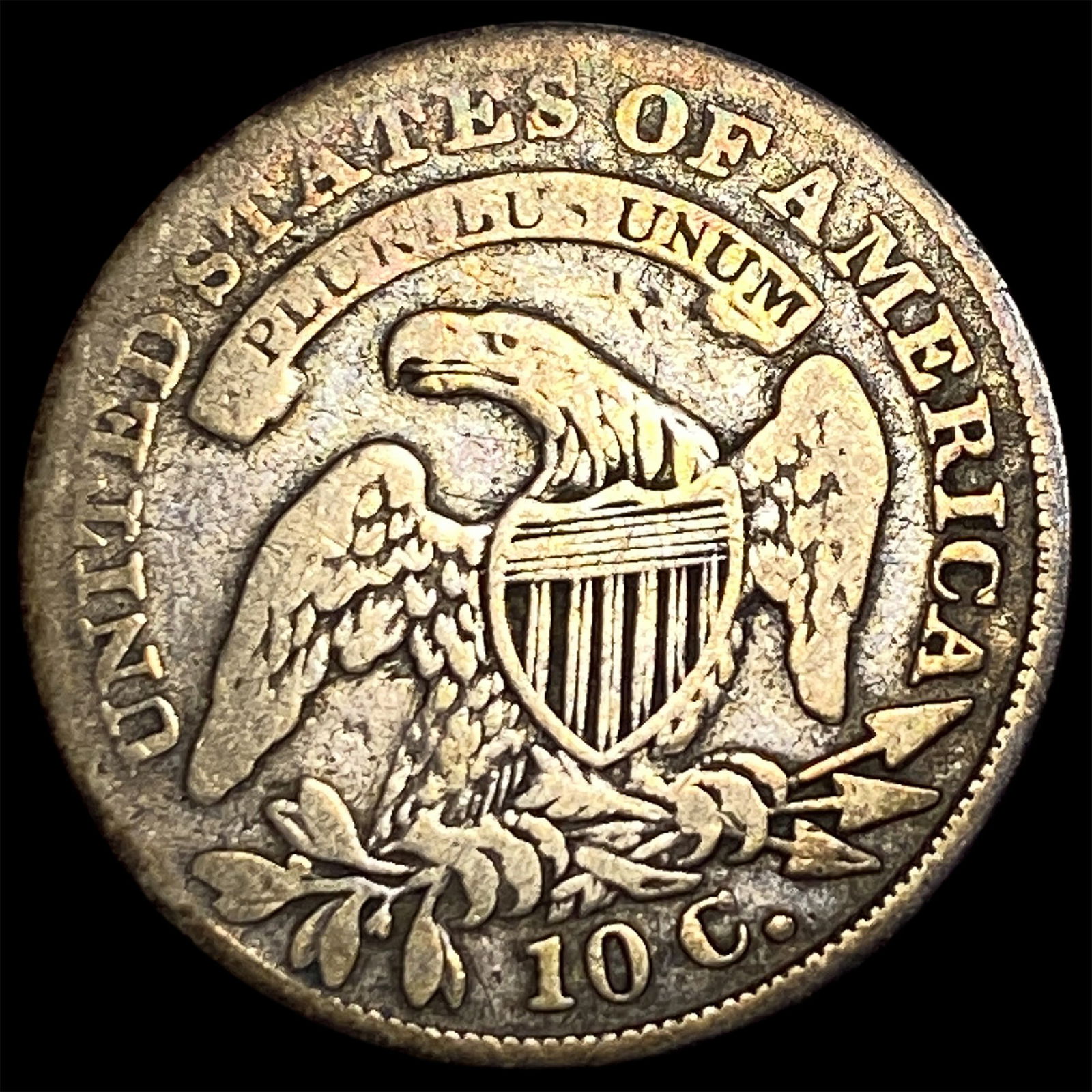 1835 Capped Bust Dime LIGHTLY CIRCULATED - 2