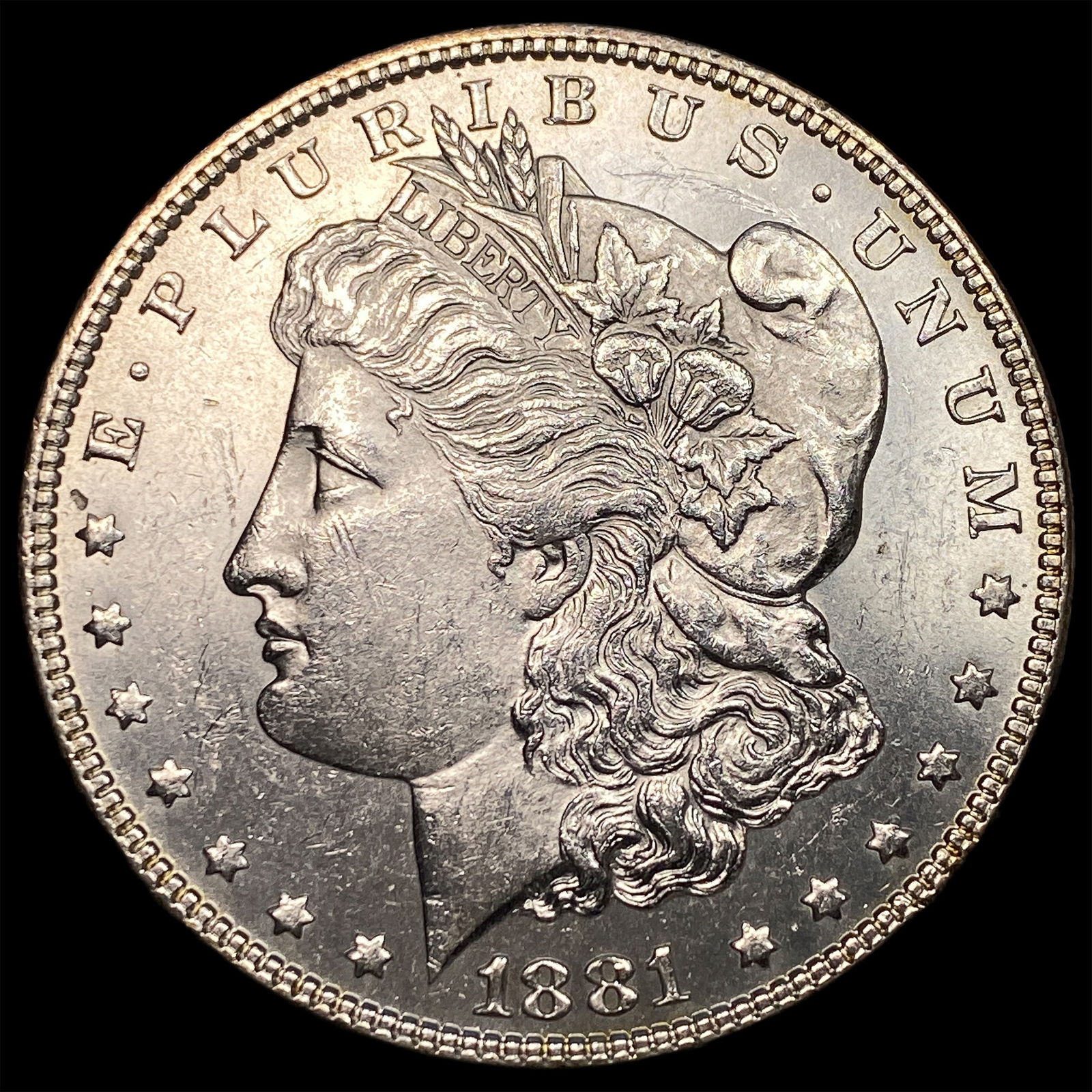 1881 Morgan Silver Dollar CHOICE AU: 1881 Morgan Silver Dollar CHOICE AU