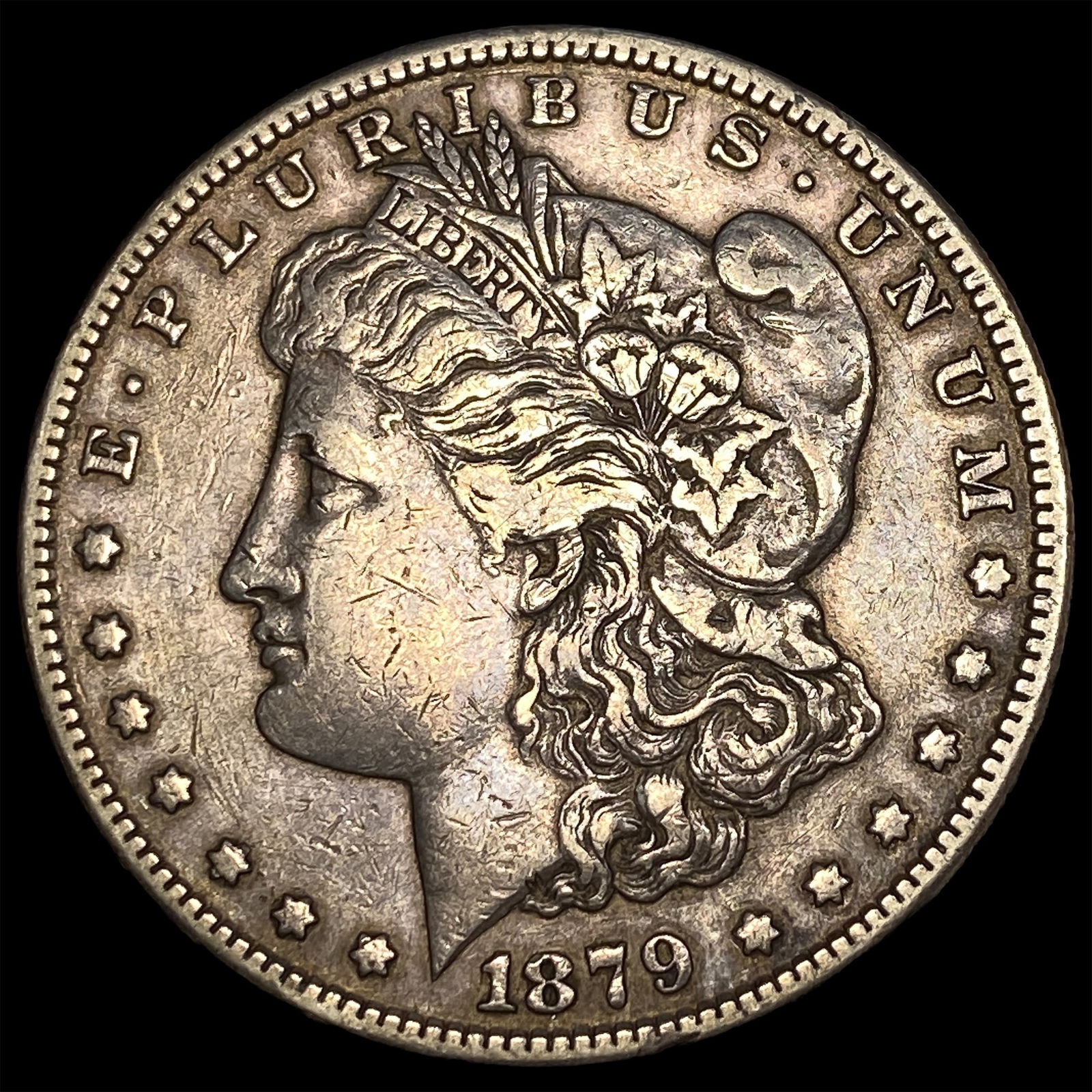 1879-S Silver Morgan Dollar NEARLY UNCIRCULATED: 1879-S Silver Morgan Dollar NEARLY UNCIRCULATED