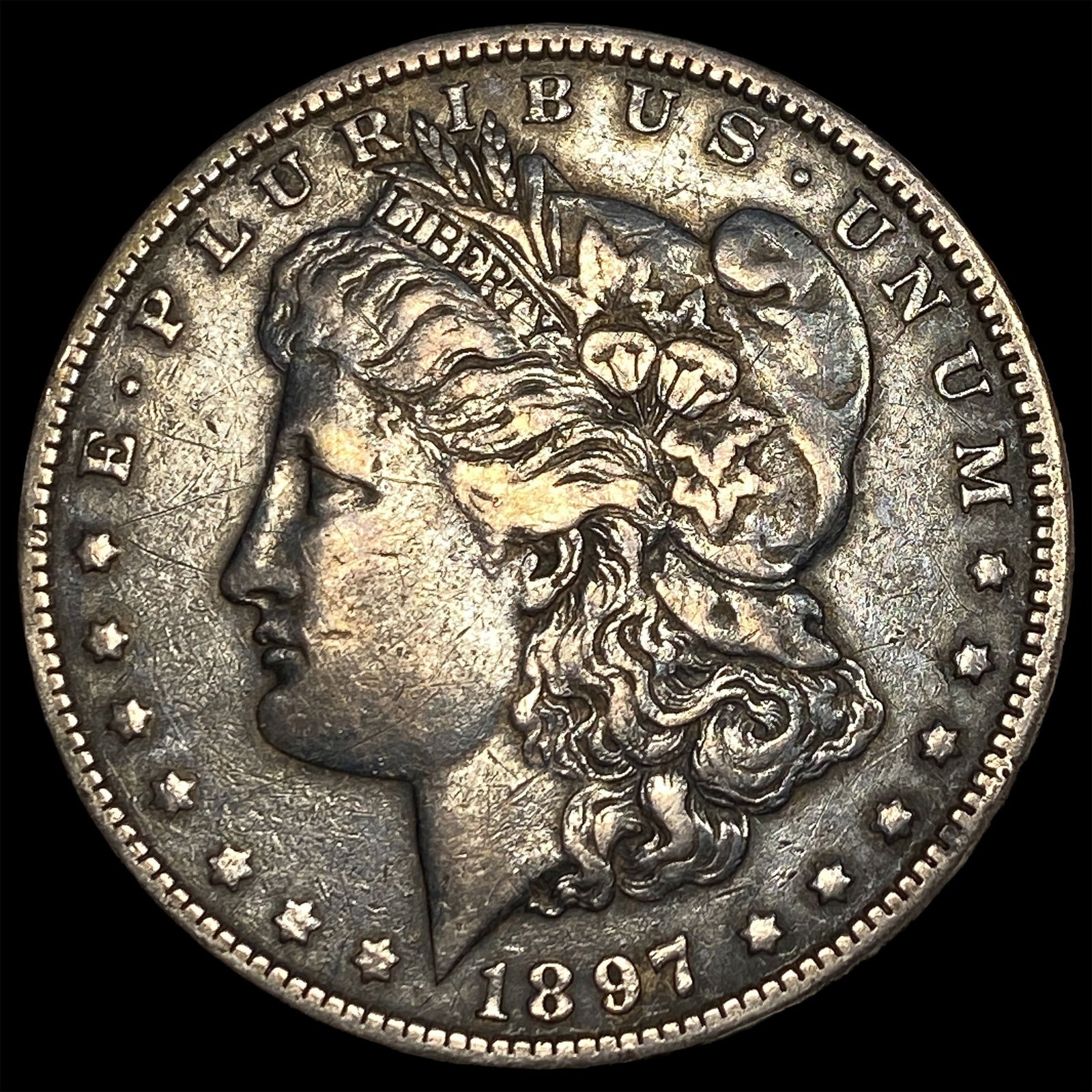 1897 Silver Morgan Dollar NEARLY UNCIRCULATED (1 of 2)