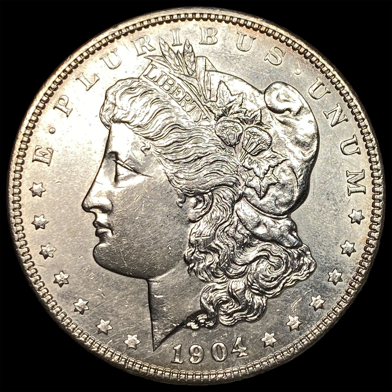 1904 Morgan Silver Dollar CHOICE BU: 1904 Morgan Silver Dollar CHOICE BU