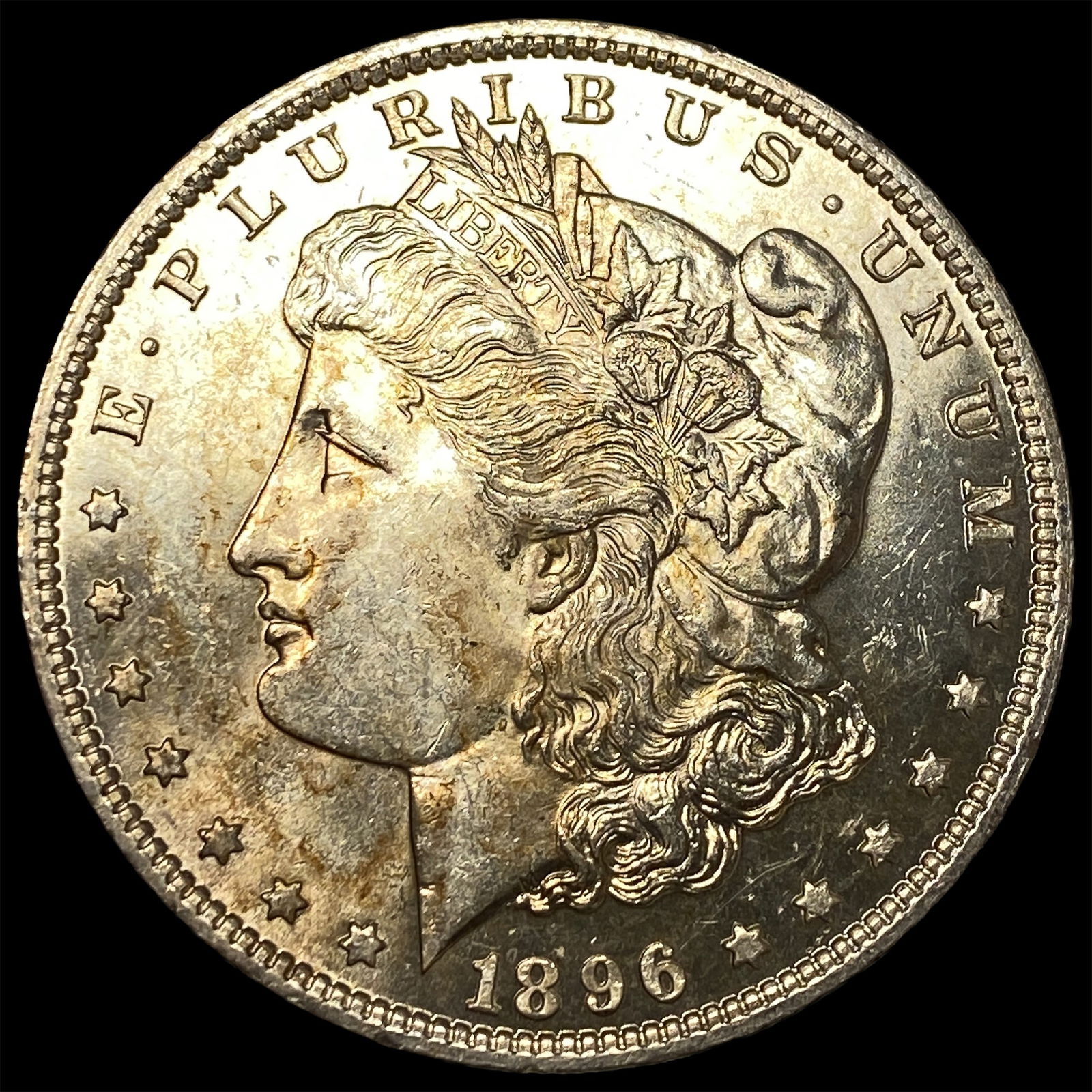 1896 Morgan Silver Dollar GEM BU: 1896 Morgan Silver Dollar GEM BU
