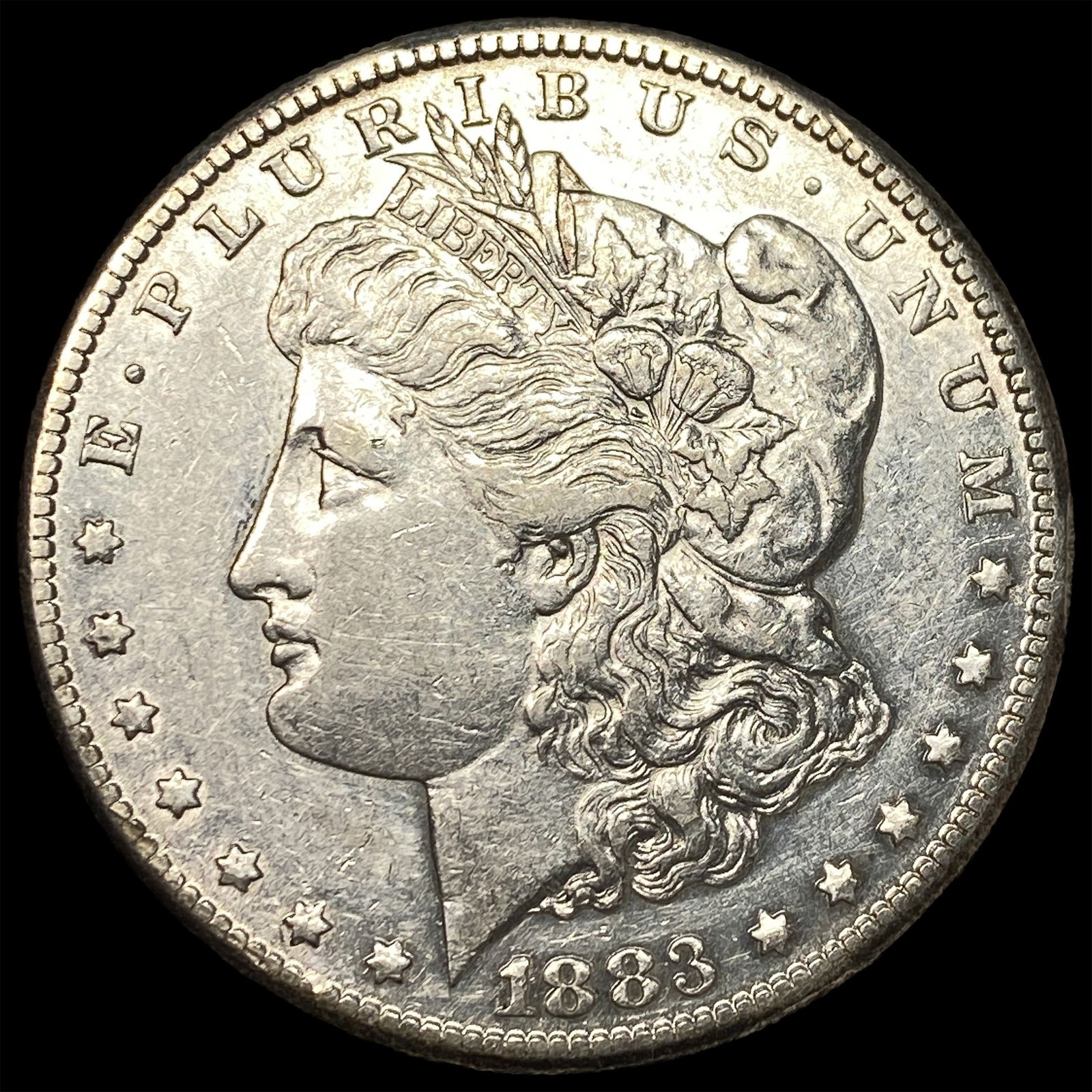 1883-S Silver Morgan Dollar NEARLY UNCIRCULATED: 1883-S Silver Morgan Dollar NEARLY UNCIRCULATED