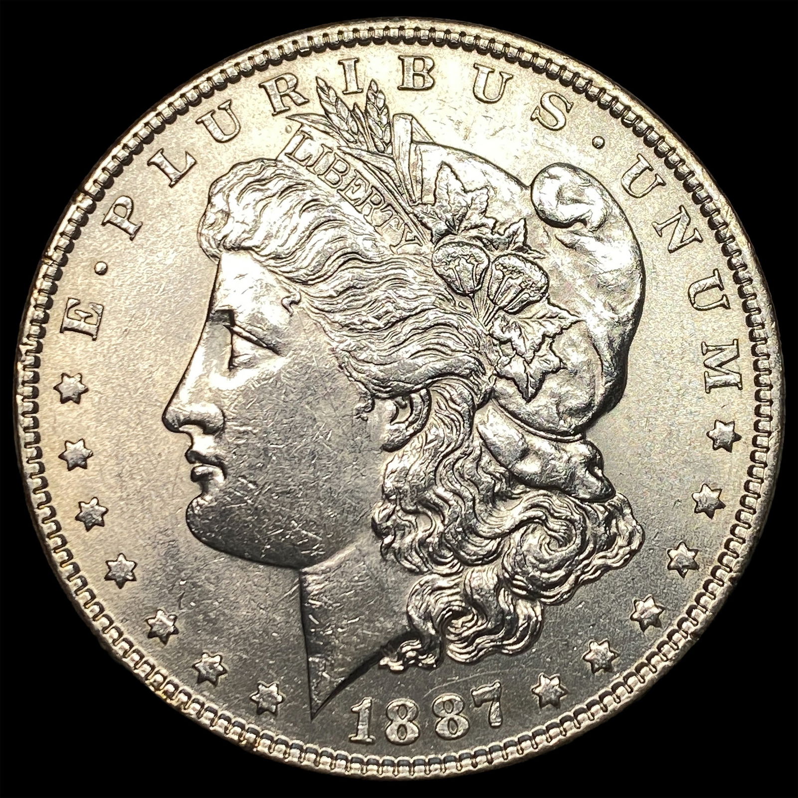 1887 Silver Morgan Dollar UNCIRCULATED: 1887 Silver Morgan Dollar UNCIRCULATED