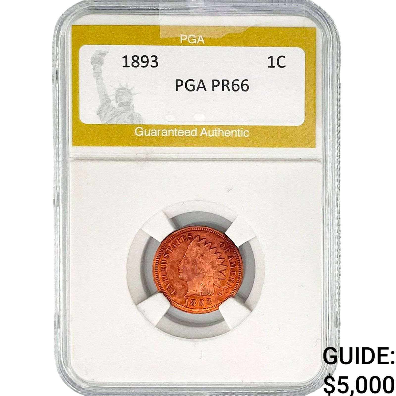 1893 Indian Head Cent PGA PR66 (1 of 2)