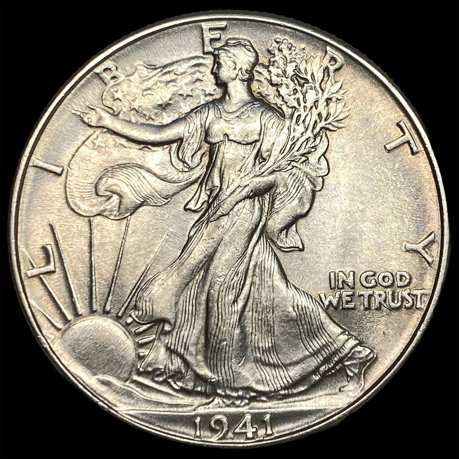 1941 Silver Walking Liberty Half Dollar CHOICE BU: 1941 Silver Walking Liberty Half Dollar CHOICE BU