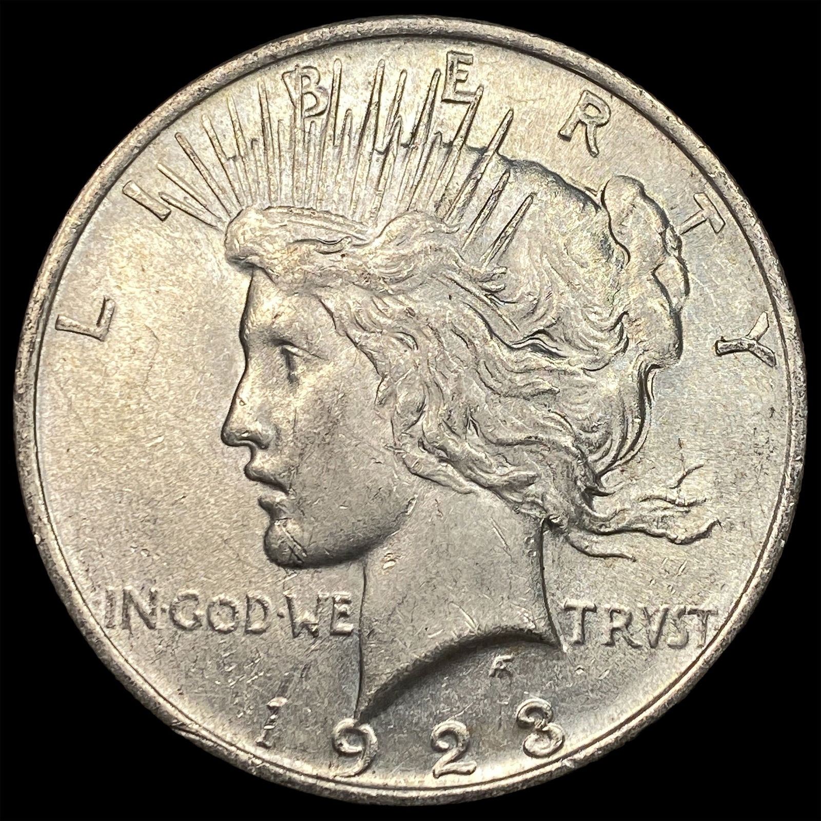 1923 Silver Peace Dollar CLOSELY UNCIRCULATED: 1923 Silver Peace Dollar CLOSELY UNCIRCULATED