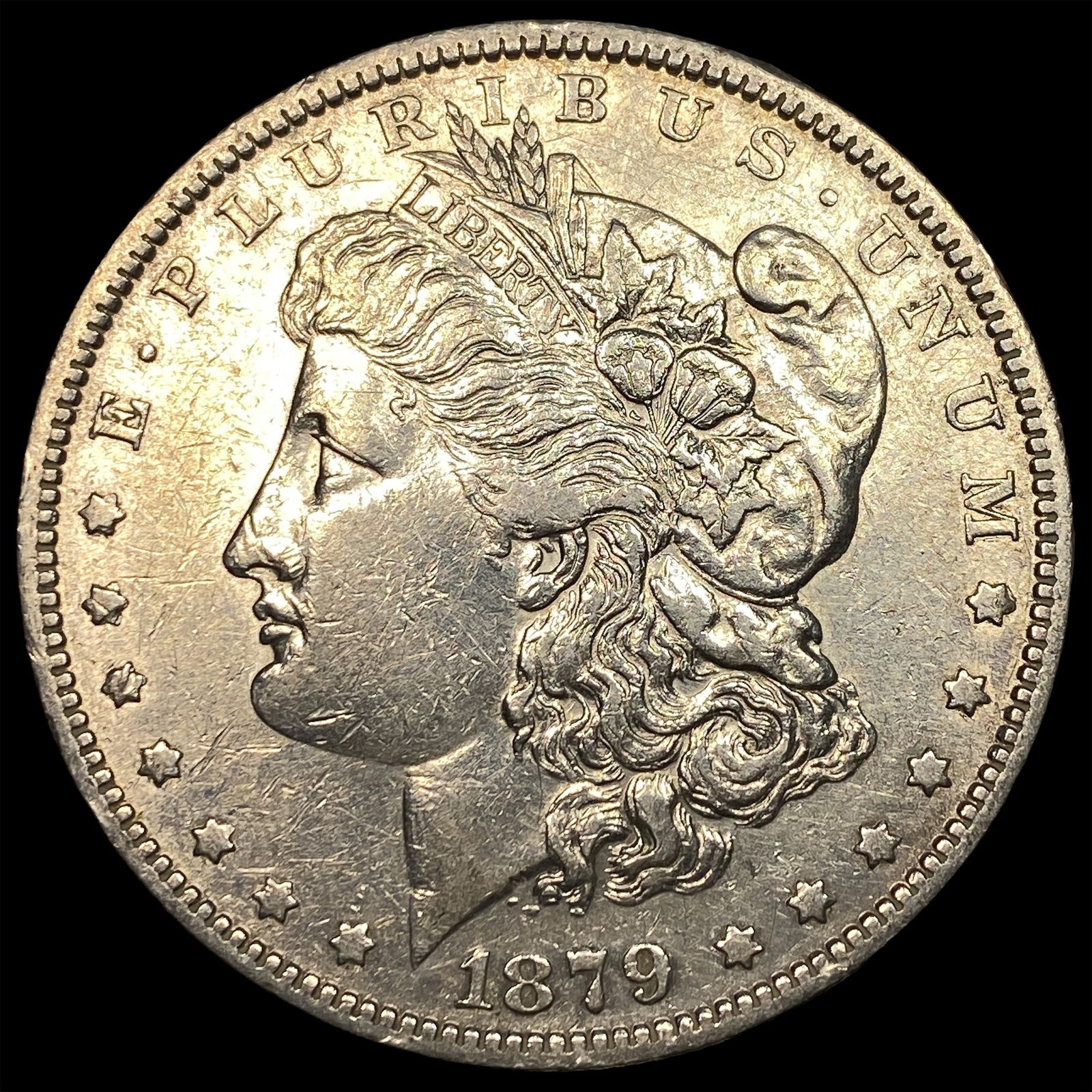 1879-S Silver Morgan Dollar CLOSELY UNCIRCULATED (1 of 2)