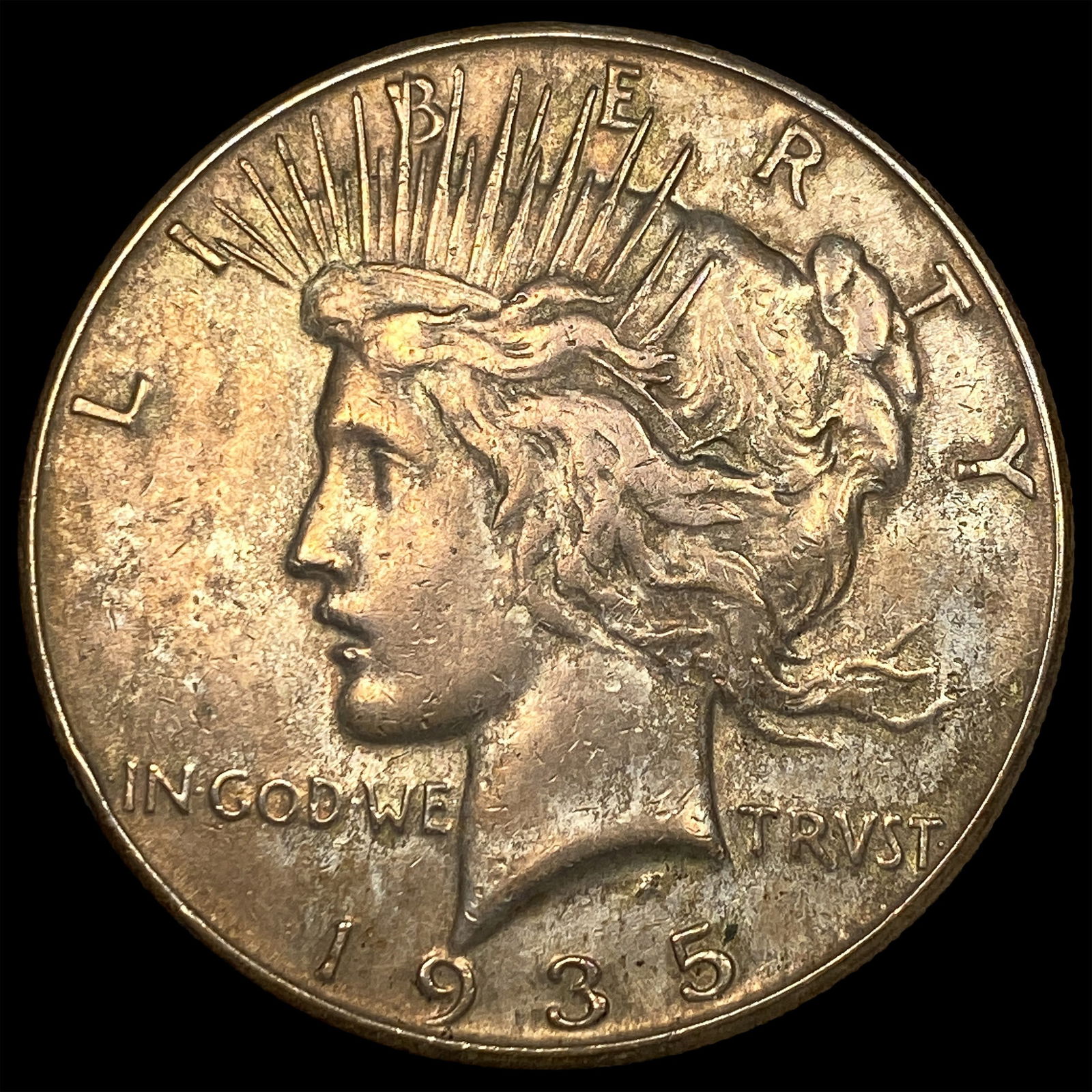1935 Silver Peace Dollar NEARLY UNCIRCULATED: 1935 Silver Peace Dollar NEARLY UNCIRCULATED