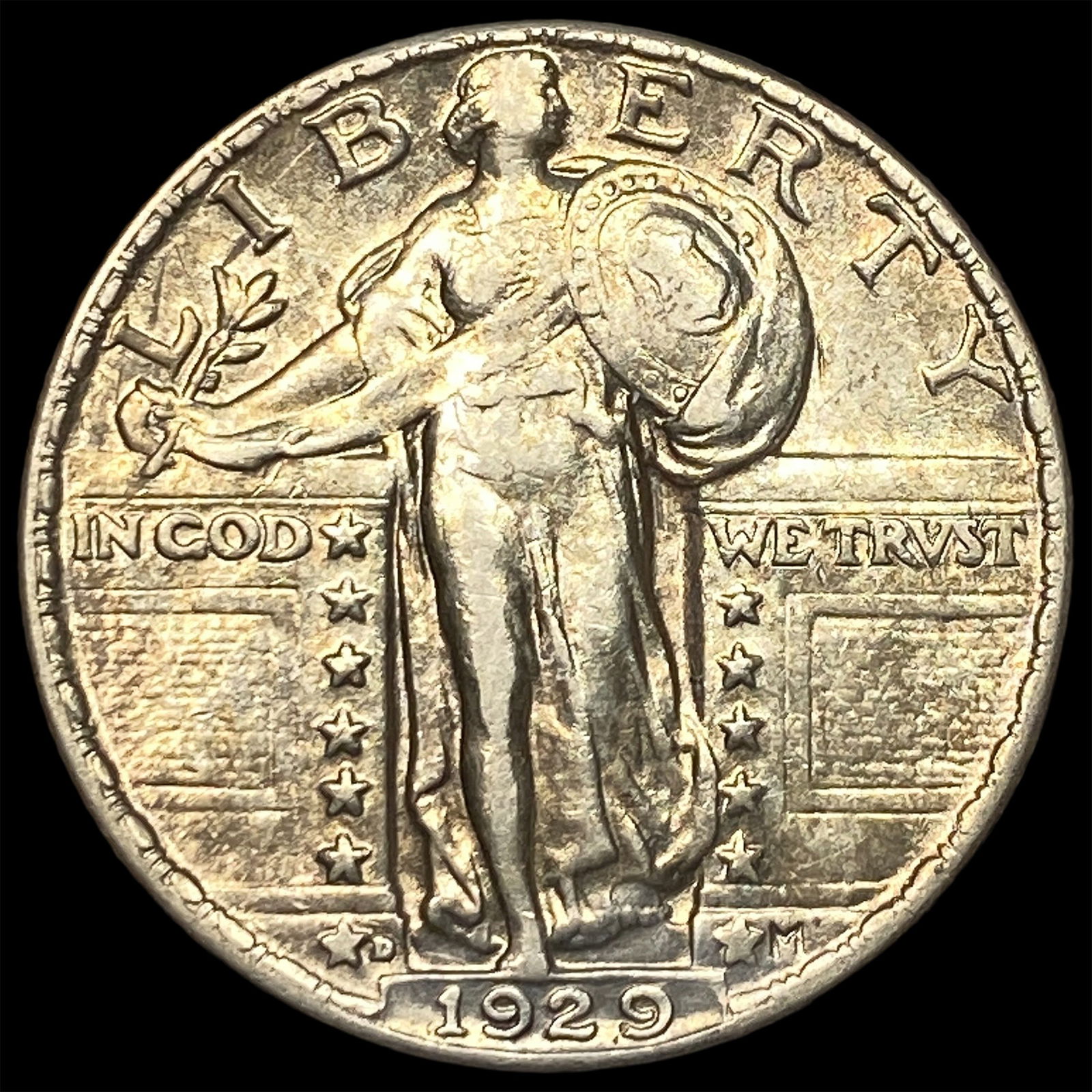 1929 Standing Liberty Quarter CLOSELY UNCIRCULATED: 1929 Standing Liberty Quarter CLOSELY UNCIRCULATED