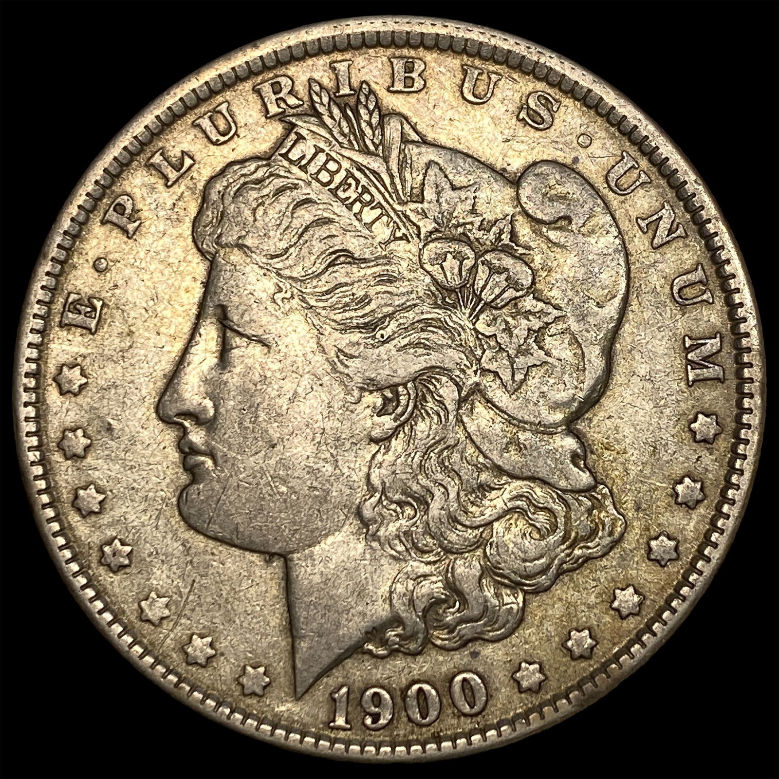 1900-S Silver Morgan Dollar LIGHTLY CIRCULATED: 1900-S Silver Morgan Dollar LIGHTLY CIRCULATED