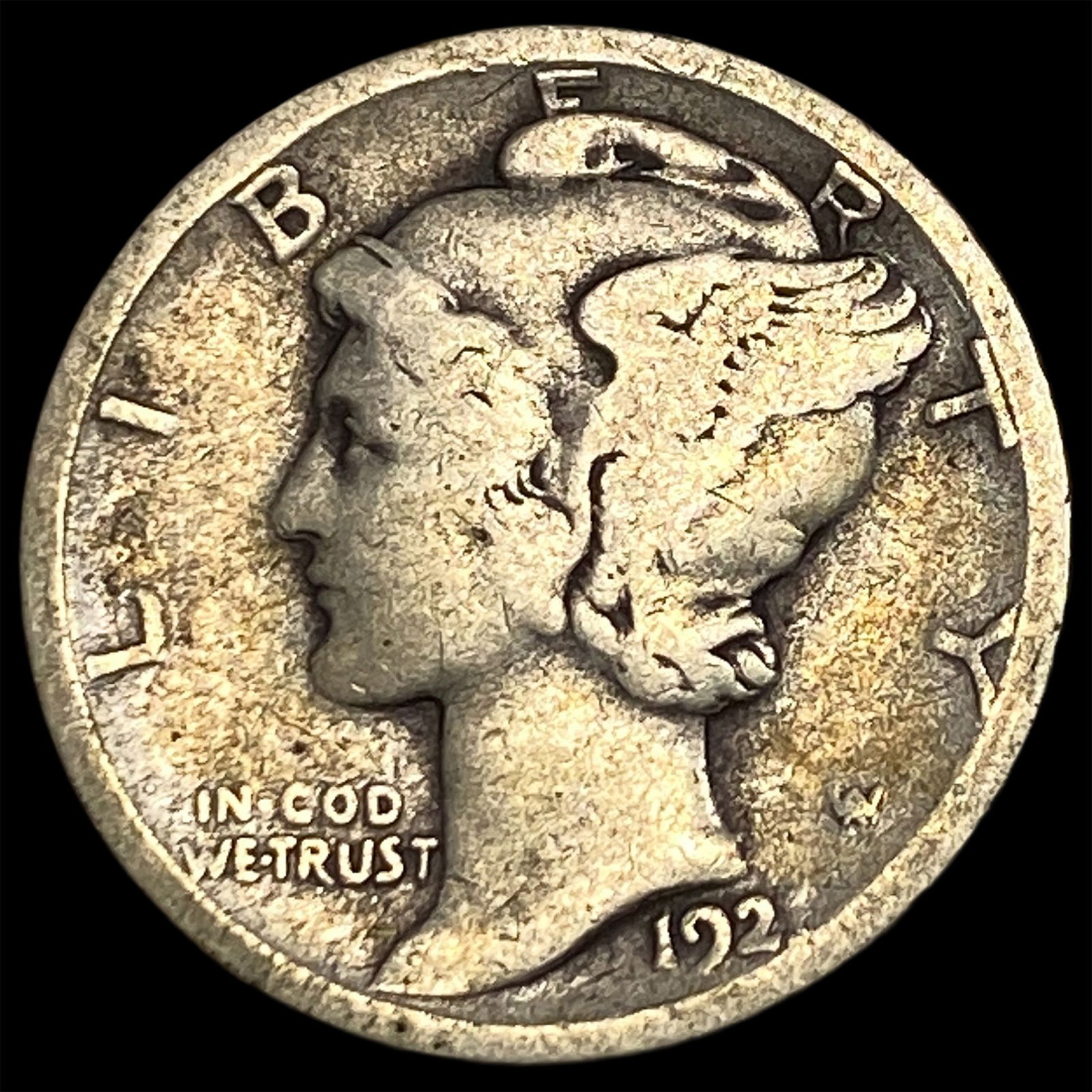 1923 Mercury Dime NEARLY UNCIRCULATED: 1923 Mercury Dime NEARLY UNCIRCULATED