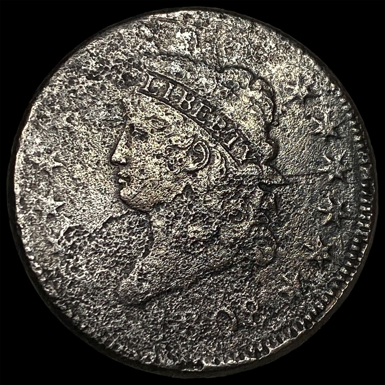 1838 Coronet Head Large Cent NICELY CIRCULATED: 1838 Coronet Head Large Cent NICELY CIRCULATED