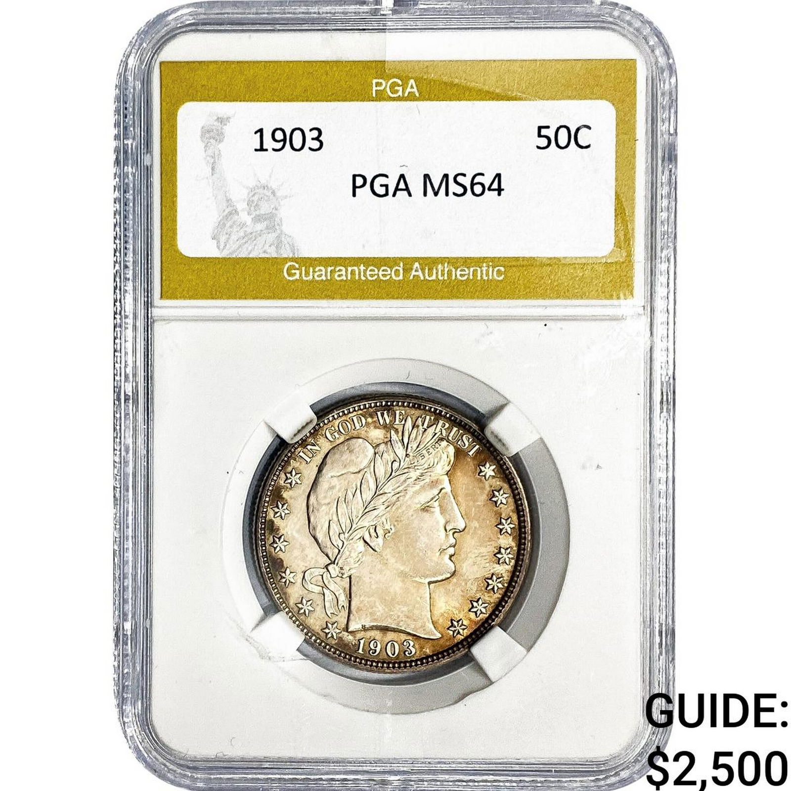 1903 Barber Half Dollar PGA MS64 (1 of 2)