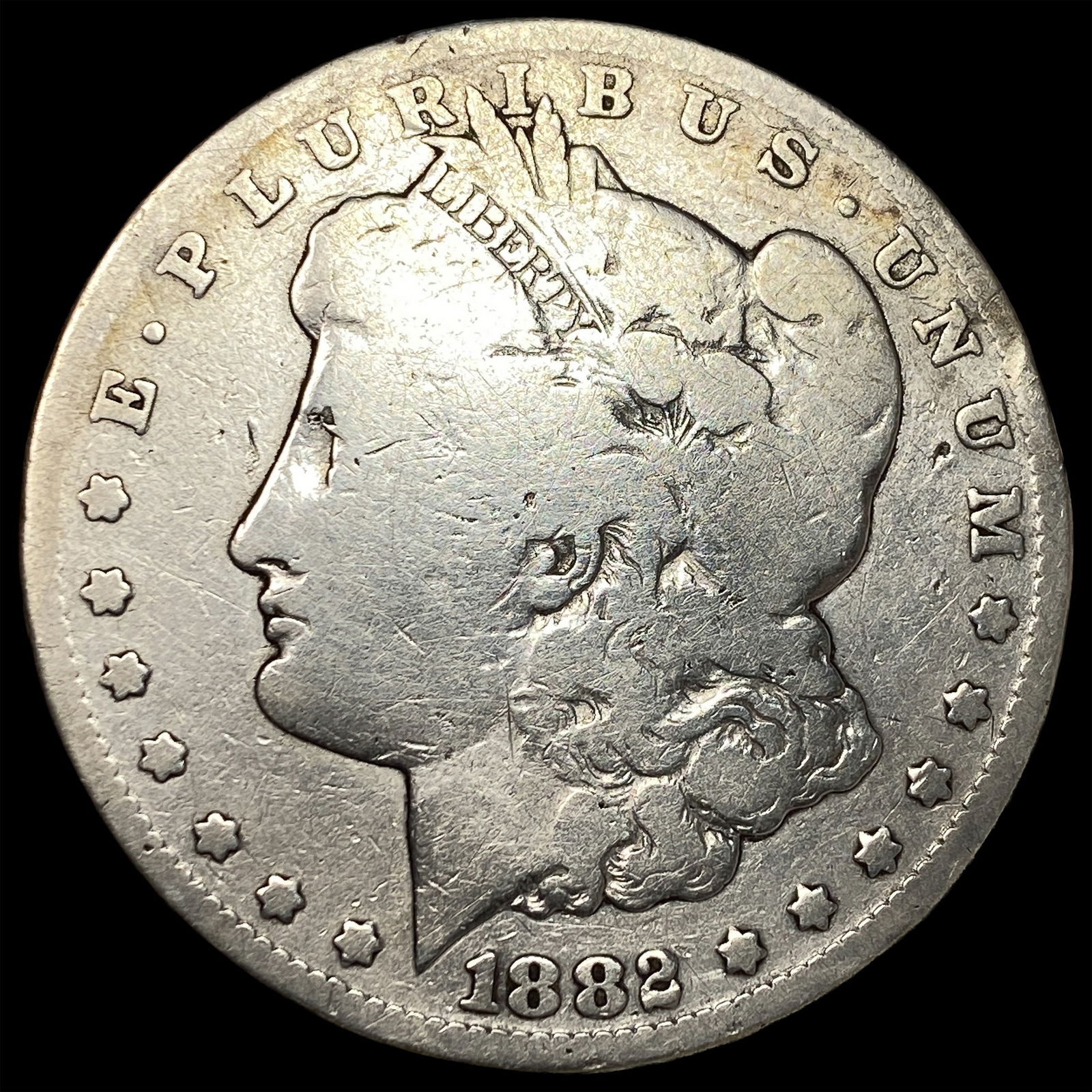 1882-CC Morgan Silver Dollar NICELY CIRCULATED (1 of 2)