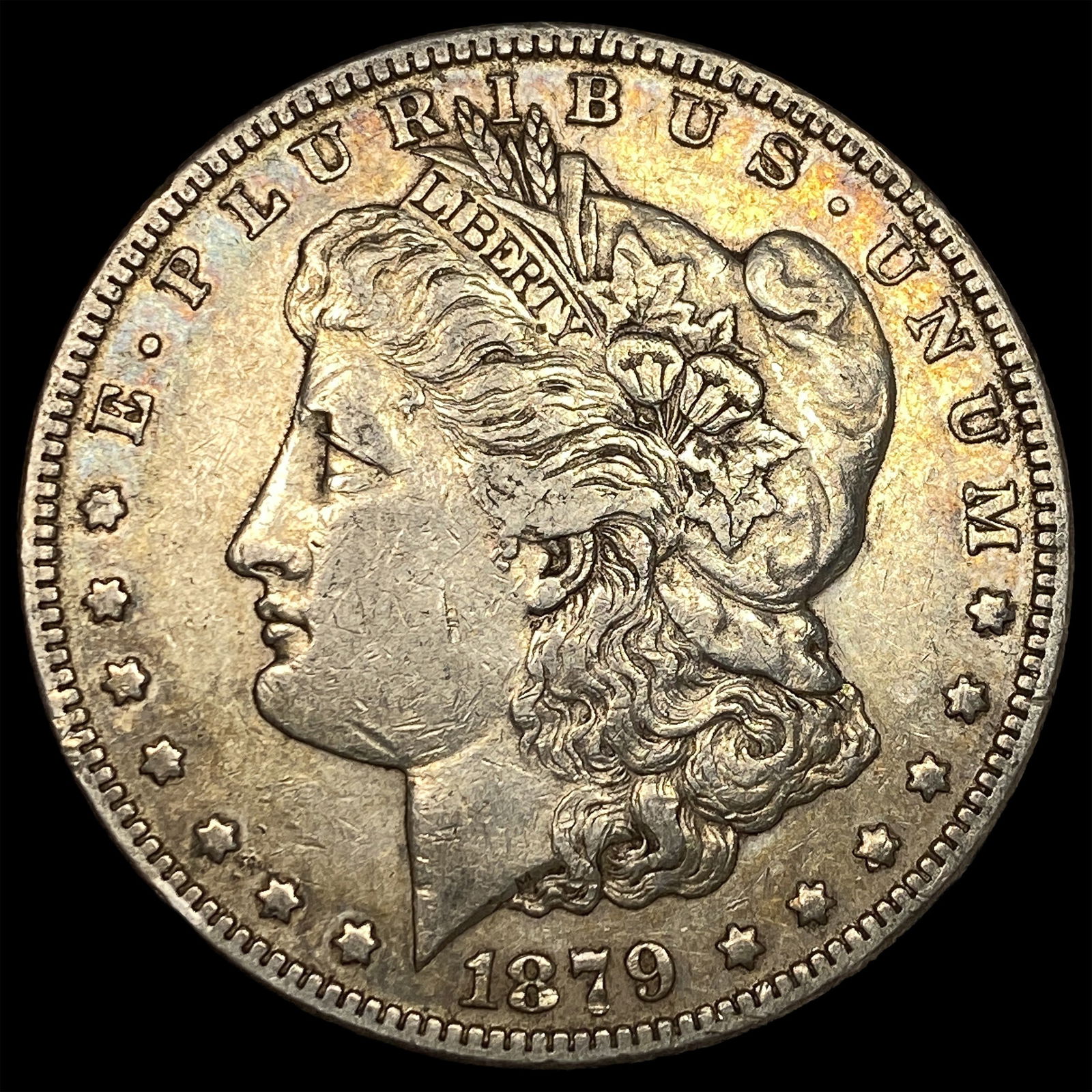 1879-S Rev 78 Silver Morgan Dollar NEARLY UNCIRCULATED (1 of 2)