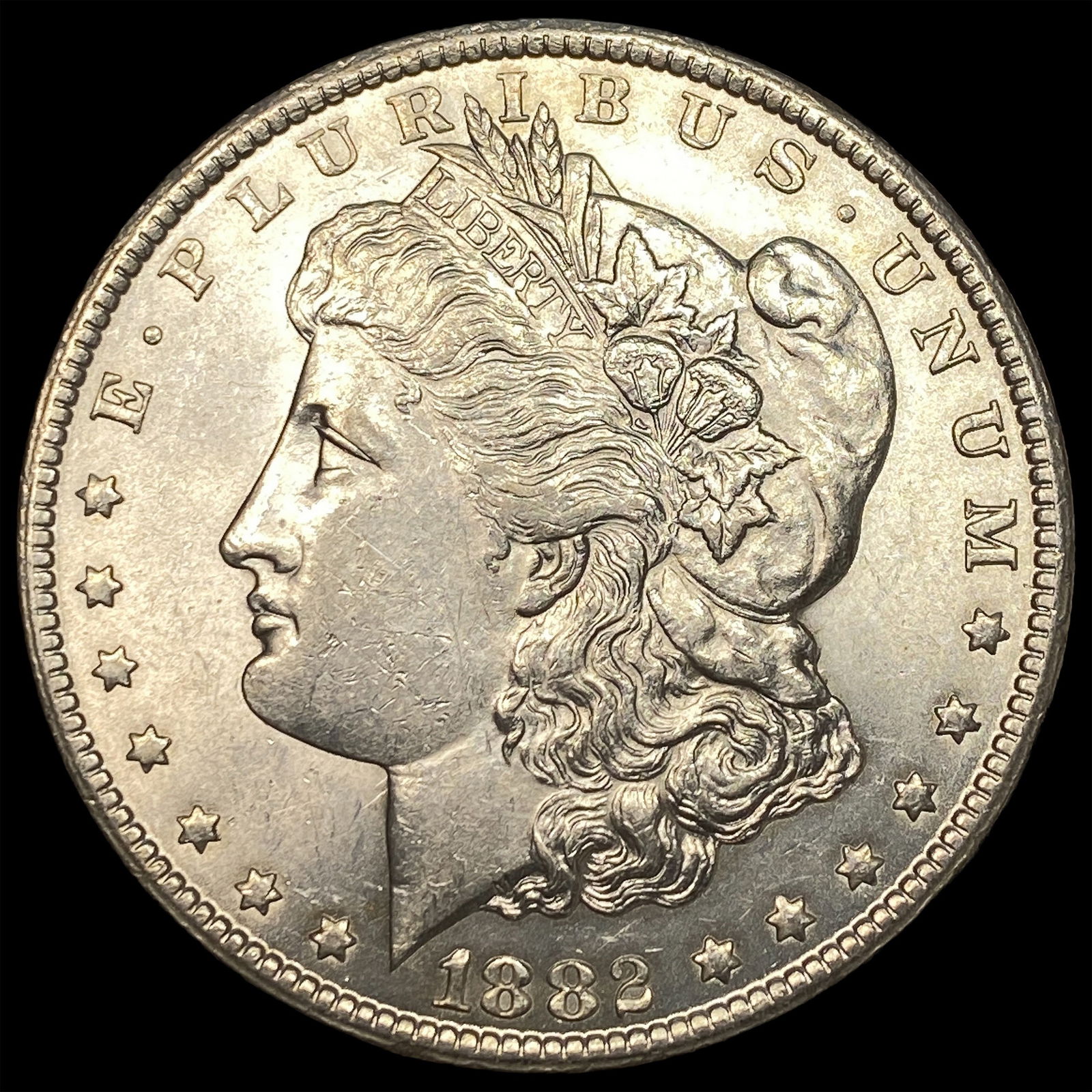 1882-CC Silver Morgan Dollar CHOICE AU (1 of 2)