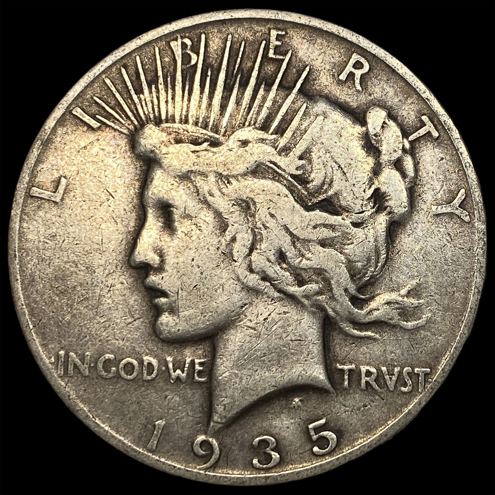 1935 Silver Peace Dollar LIGHTLY CIRCULATED: 1935 Silver Peace Dollar LIGHTLY CIRCULATED