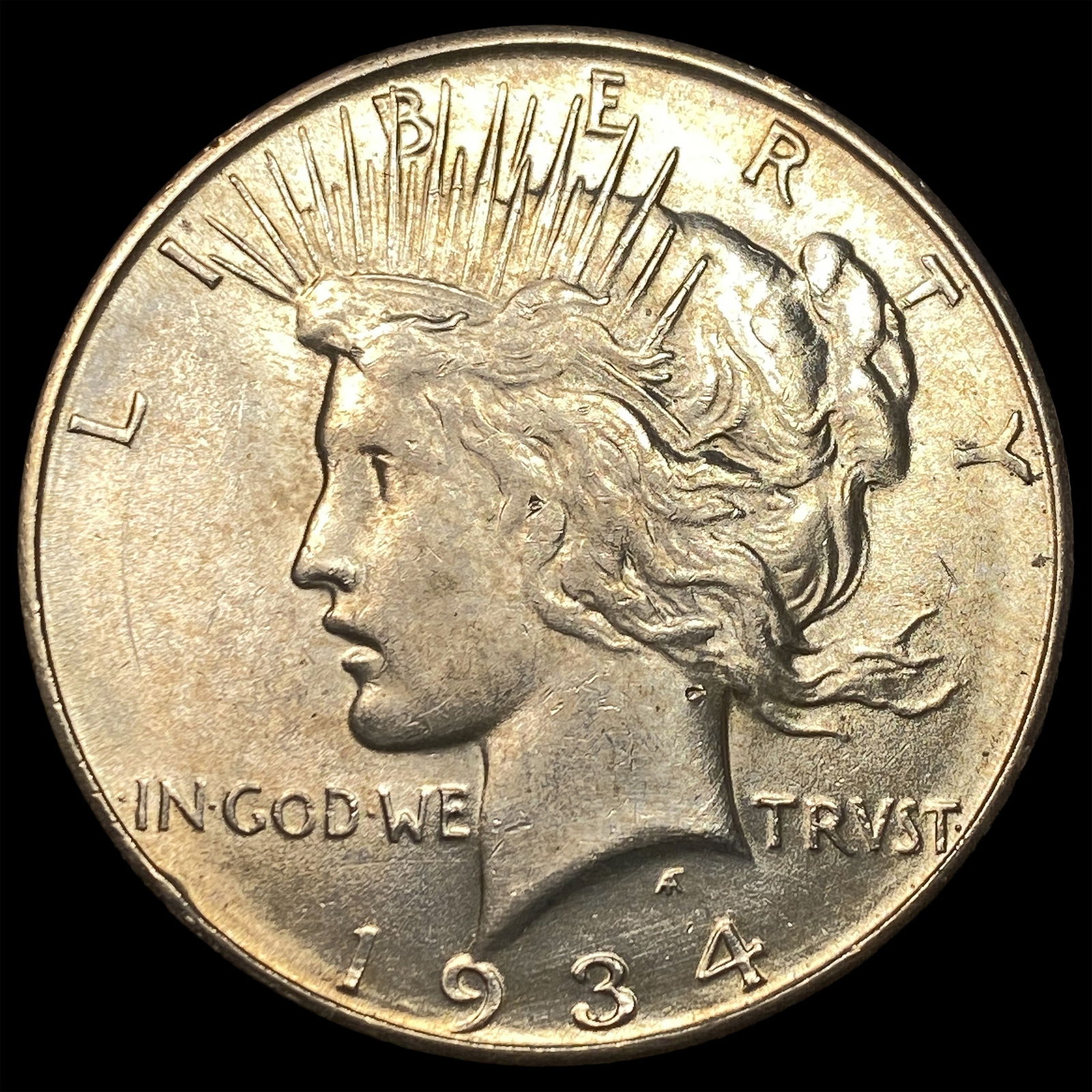 1934-S Silver Peace Dollar UNCIRCULATED: 1934-S Silver Peace Dollar UNCIRCULATED