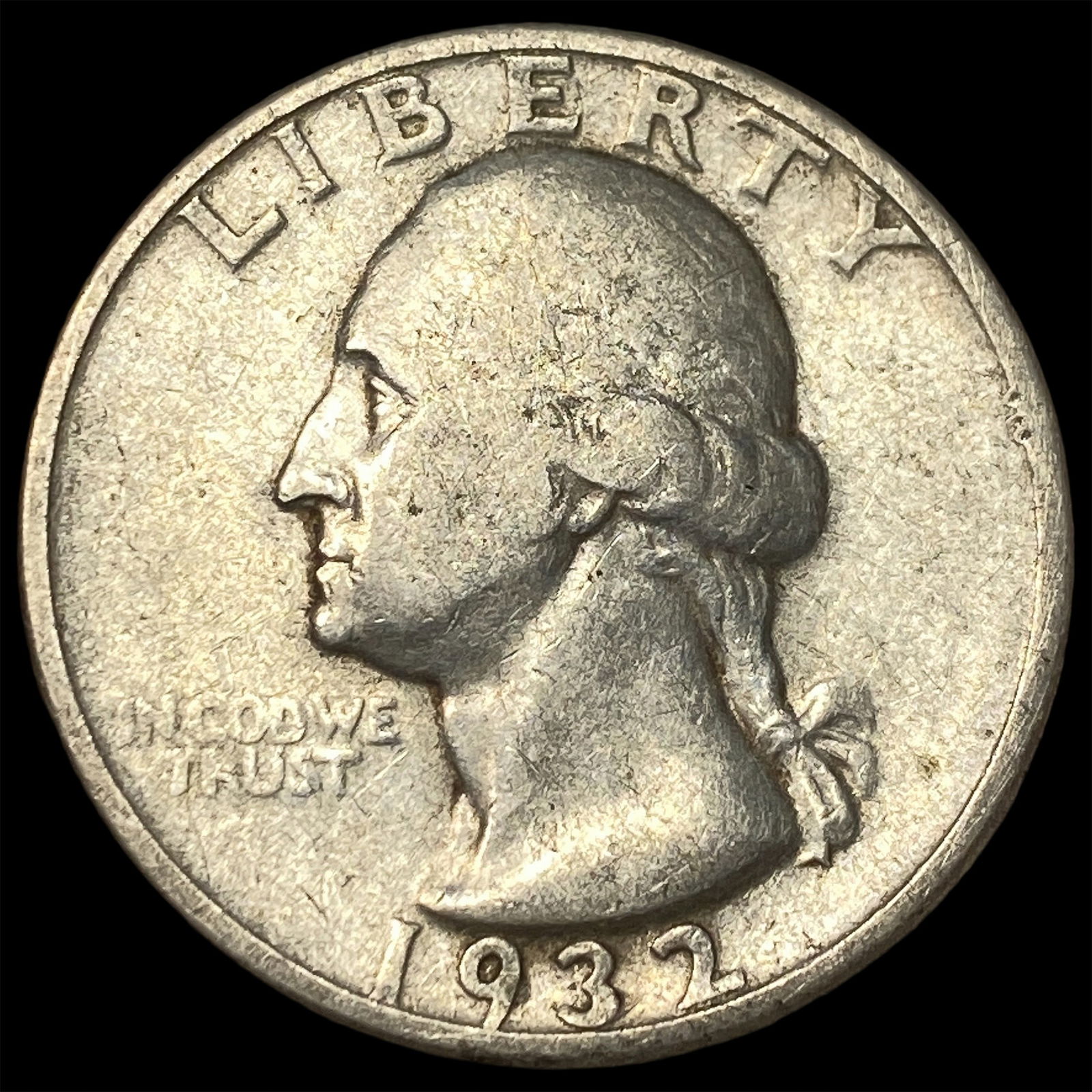 1932-D Silver Washington Quarter LIGHTLY CIRCULATED: 1932-D Silver Washington Quarter LIGHTLY CIRCULATED