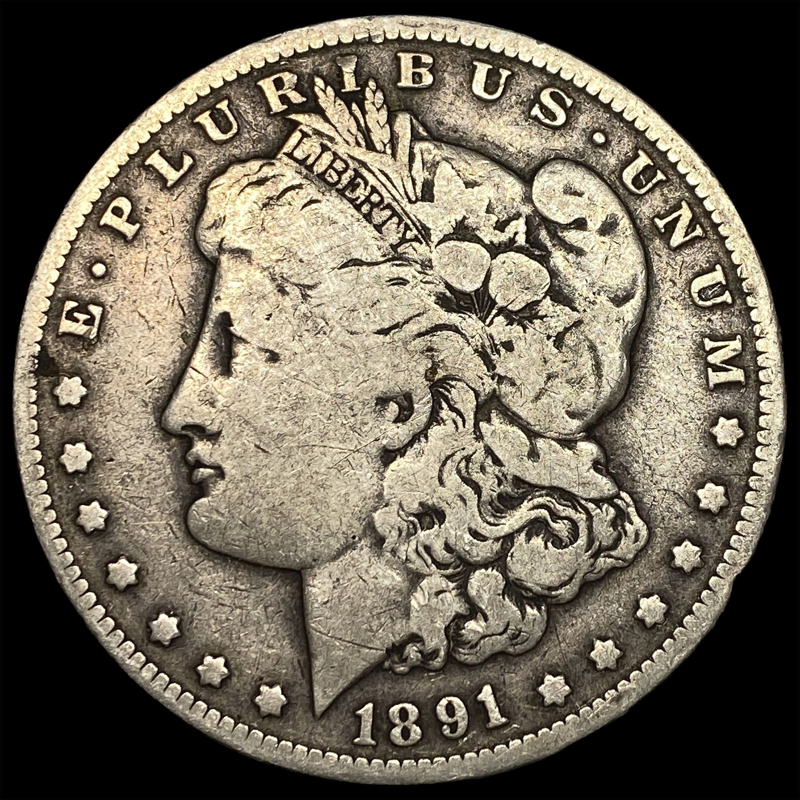 1891-O Silver Morgan Dollar NICELY CIRCULATED: 1891-O Silver Morgan Dollar NICELY CIRCULATED