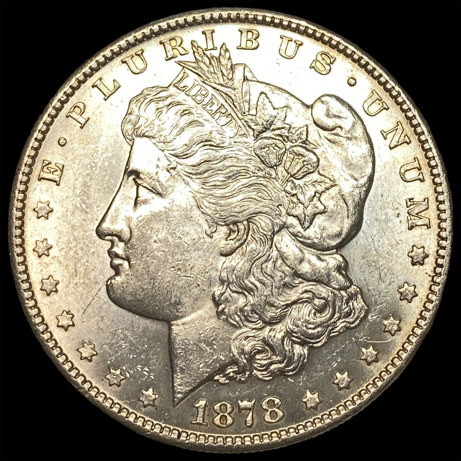 1878-S Silver Morgan Dollar CHOICE BU: 1878-S Silver Morgan Dollar CHOICE BU