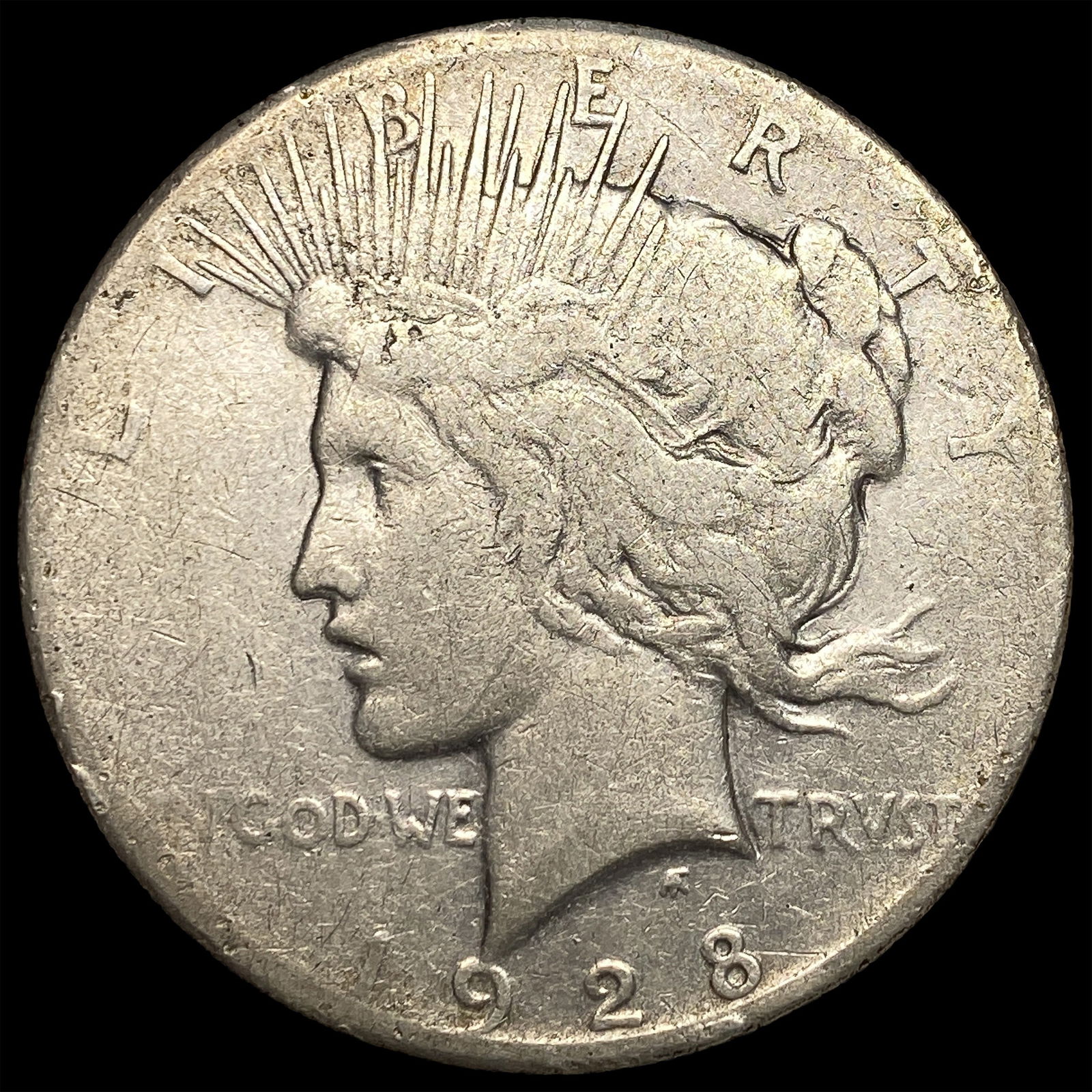 1928 Peace Silver Dollar NICELY CIRCULATED (1 of 2)