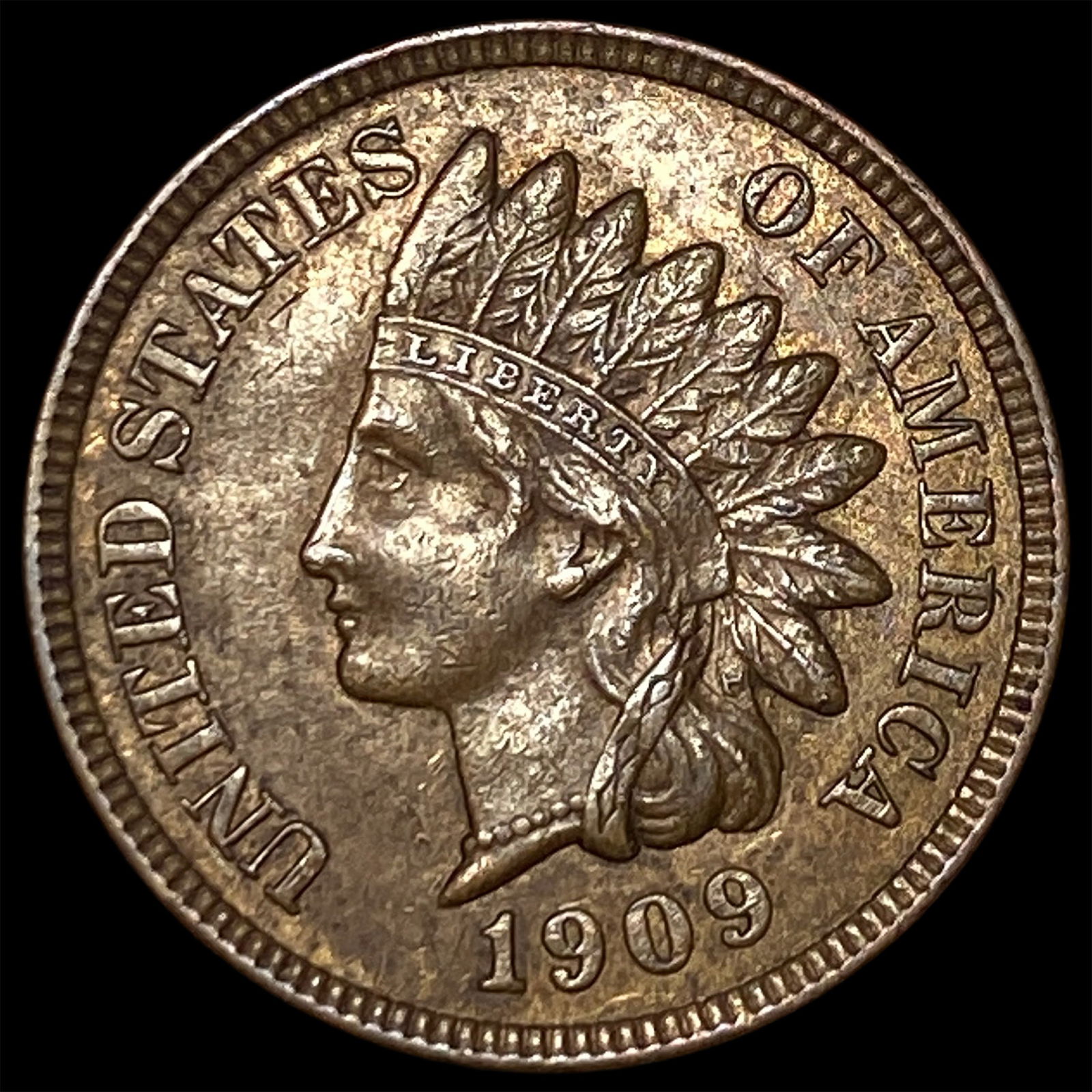 1909 Indian Head Cent CHOICE BU (1 of 2)